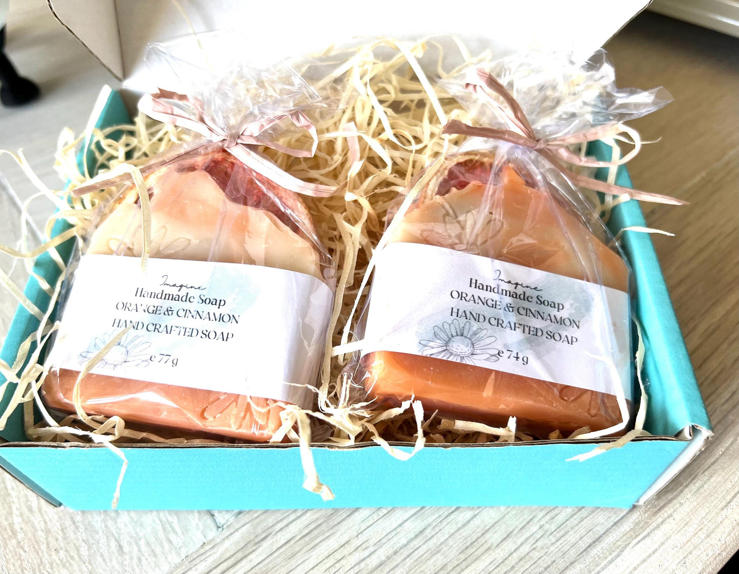 Handmade Vegan Soap: Orange Cinnamon Shea Butter Natural Soap