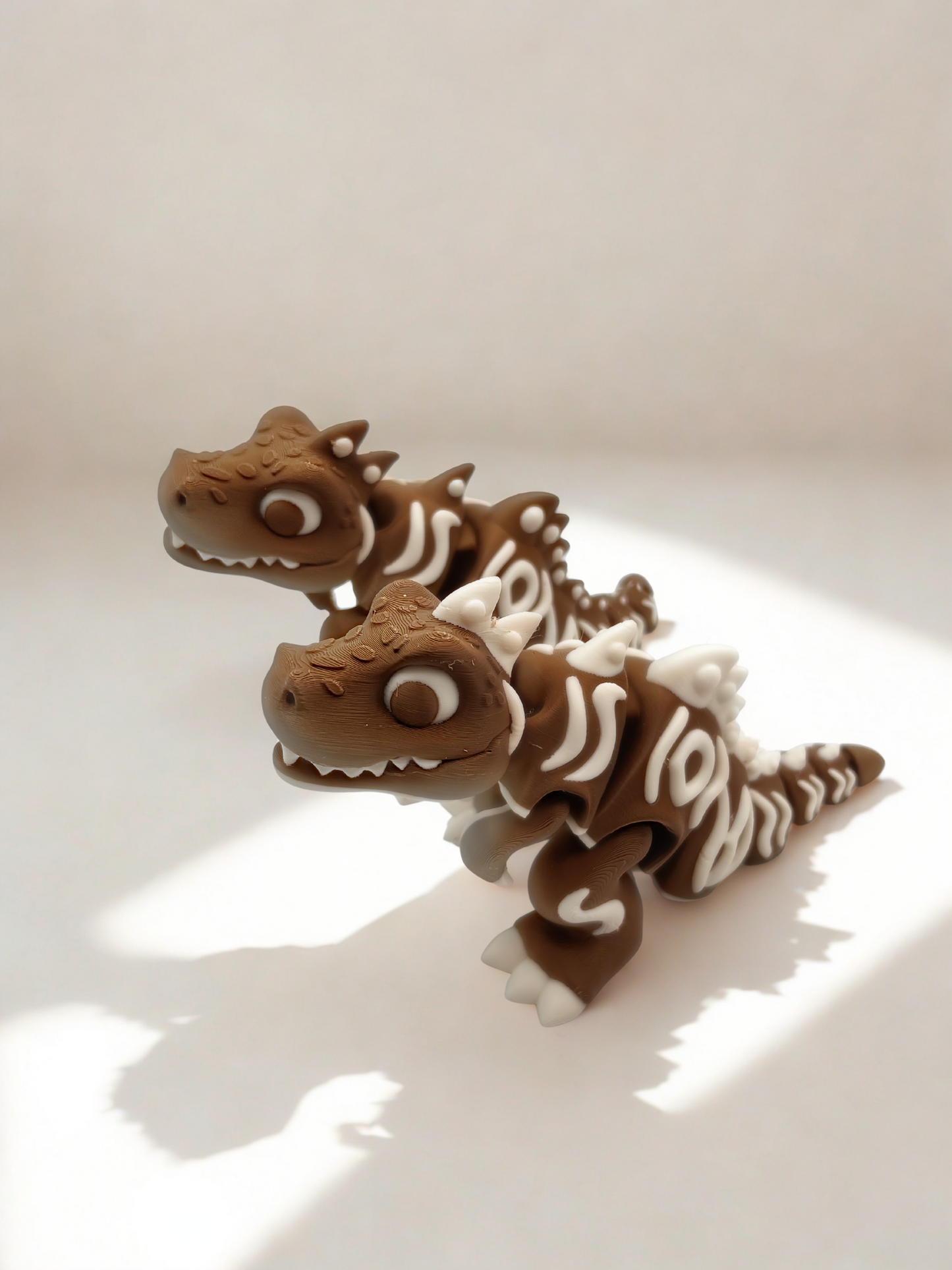 Flexi Gingerbread style T-Rex sensory fidget Toy