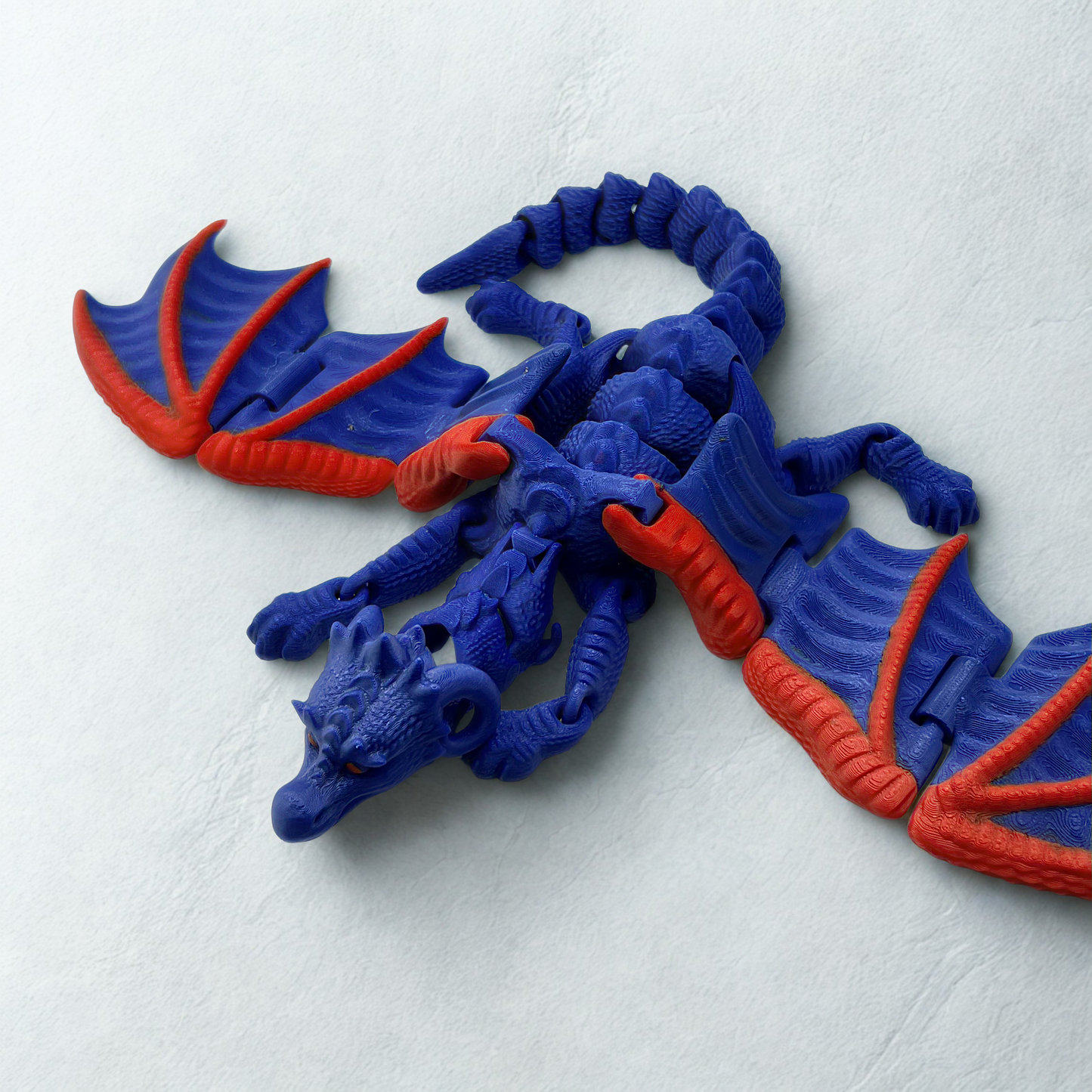 Dragon finger puppet articulated fidget toy