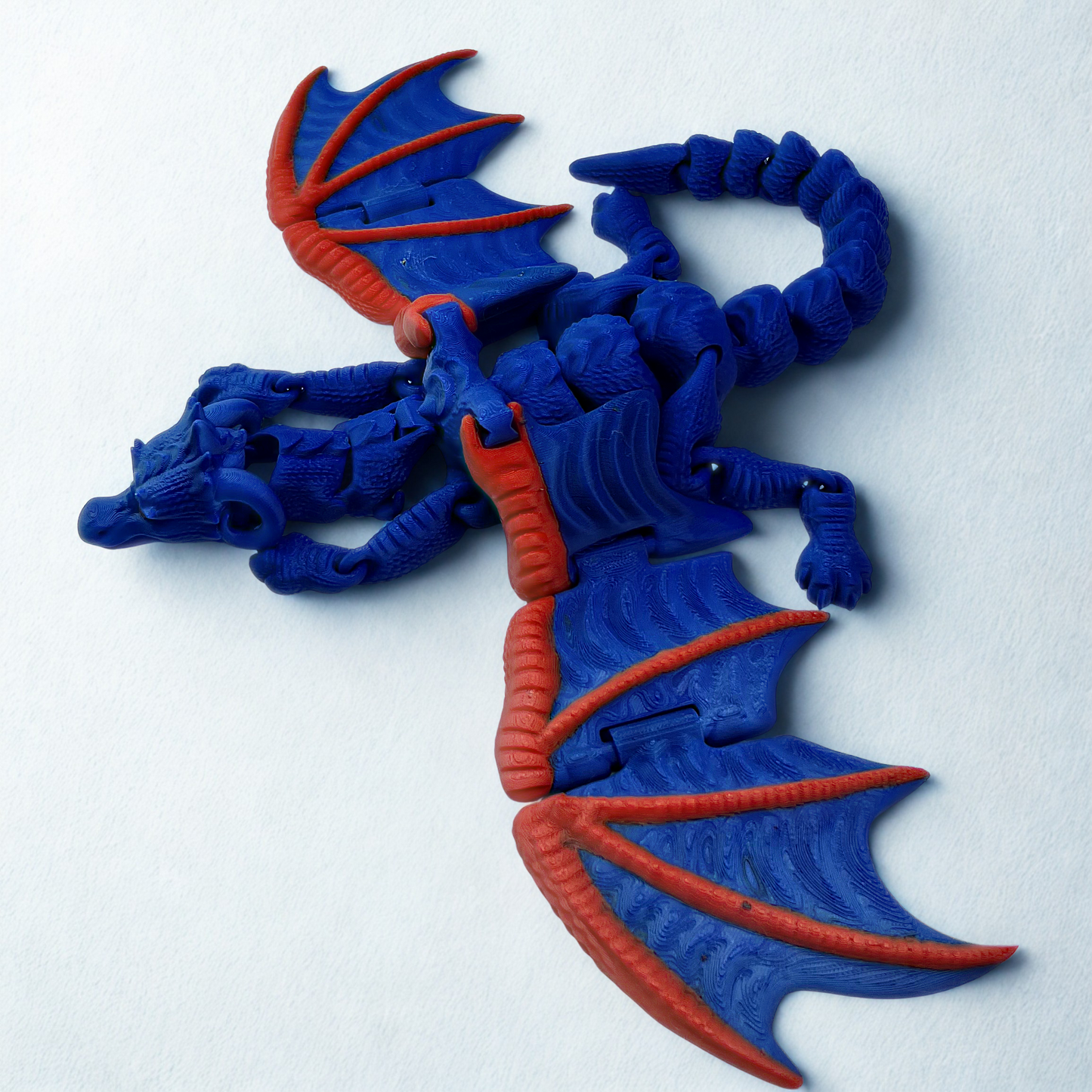 Dragon finger puppet articulated fidget toy