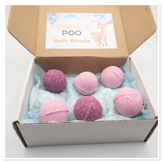 Christmas Bath Bombs - Reindeer Poo bath bombs - funny Christmas gift - stocking fillers - gift for children - funny gift for adults