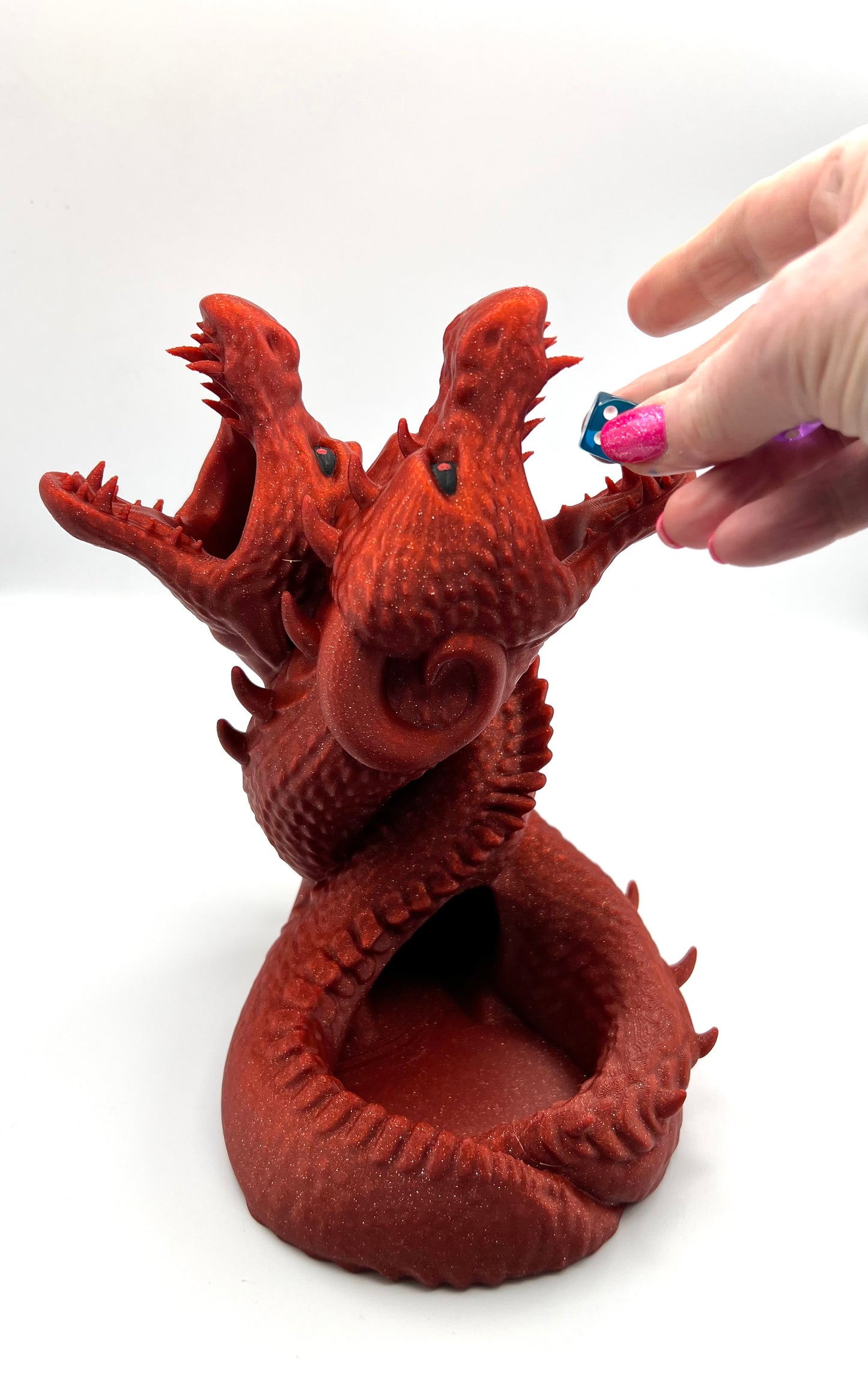 Duelling Dragons Dice Tower for Dungeons & Dragons and other dice games