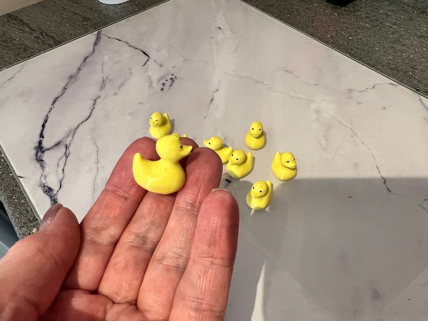 Mini ducks - Cruise Ducks Mini - pack of 10, 20 or 30 small 2cm 3D Printed rubber Ducks, Small miniature rubber ducks, tiny rubber ducks