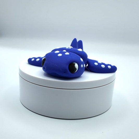 Articulated Baby Whale Shark Fidget Toy: Tactile Sensory Desk Pet