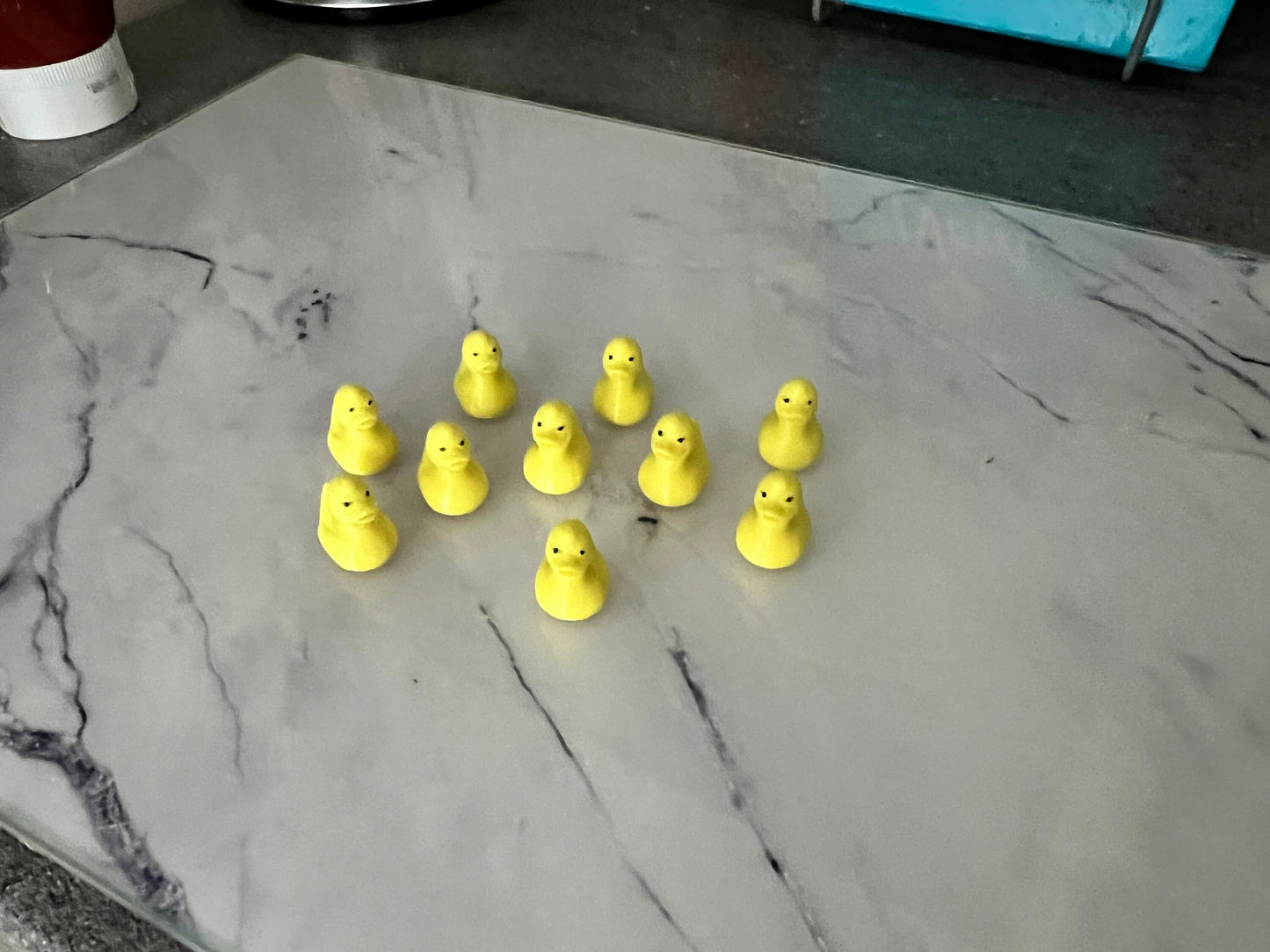 Mini ducks - Cruise Ducks Mini - pack of 10, 20 or 30 small 2cm 3D Printed rubber Ducks, Small miniature rubber ducks, tiny rubber ducks