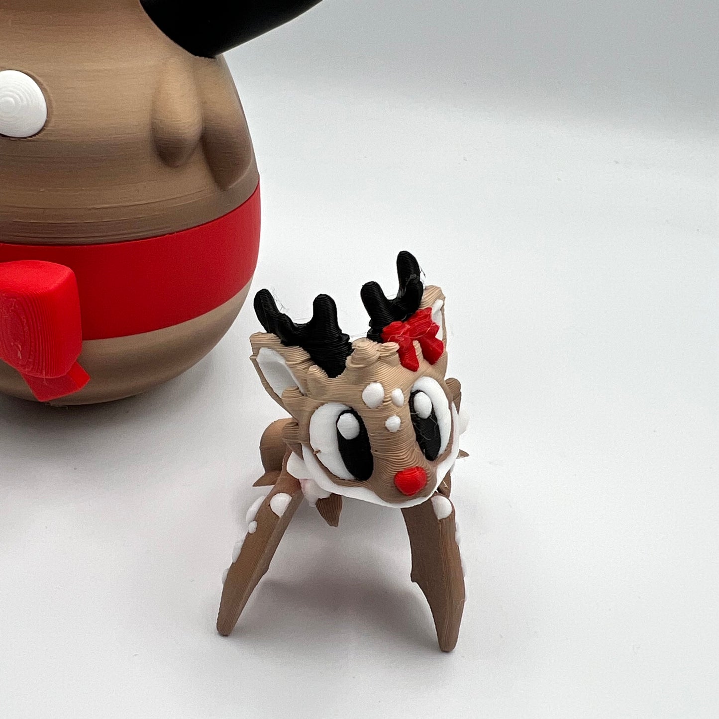 3D printed mini Reindeer Dragon and Egg