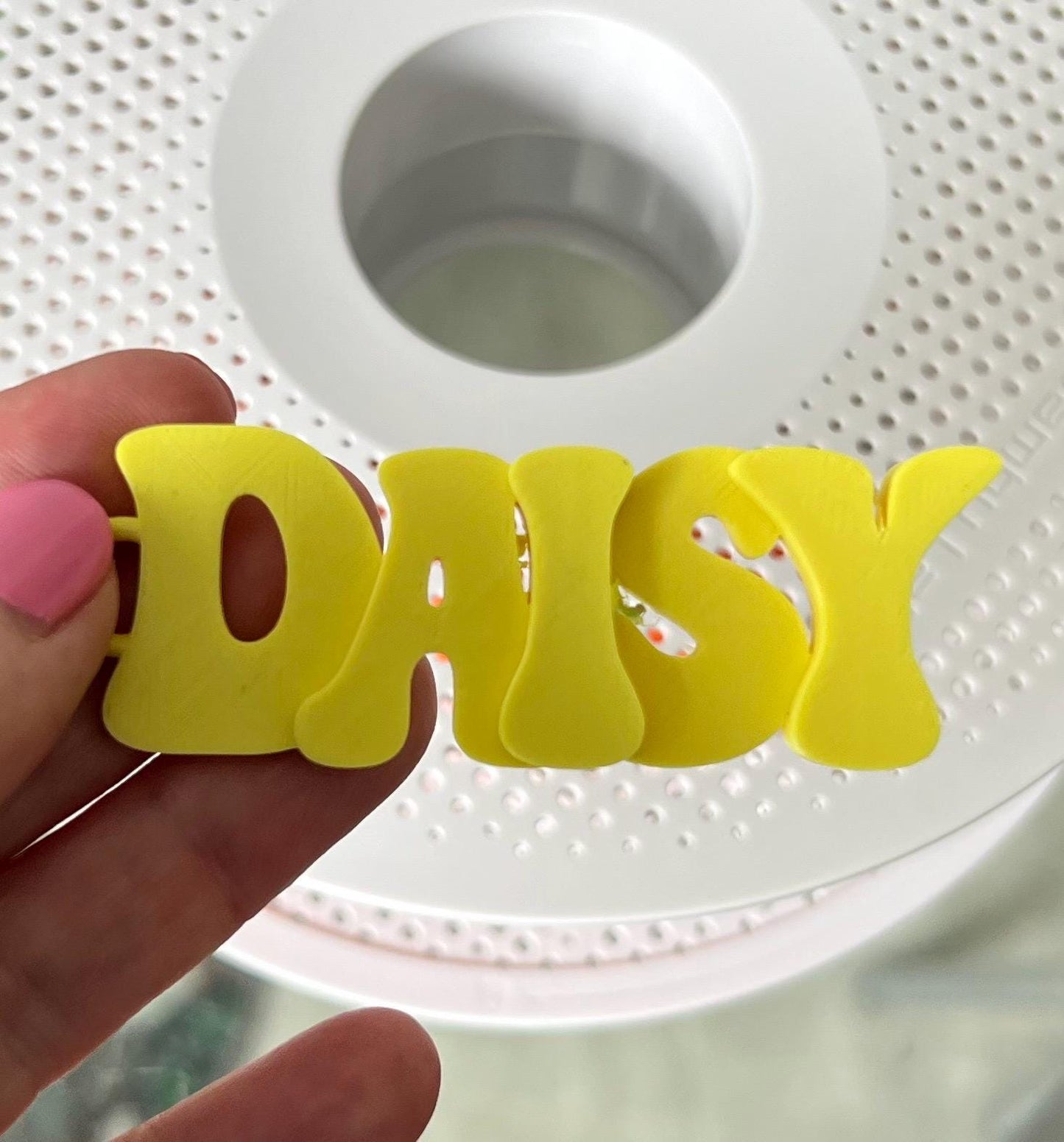 Personalised 3D Printed Name Keychain: Custom Bag Tag, Party Favour - Pack of 5