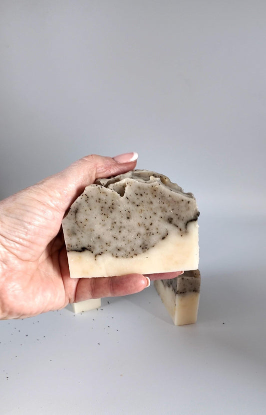 Handmade Coffee Artisan Soap: Vegan Exfoliating Natural Soap