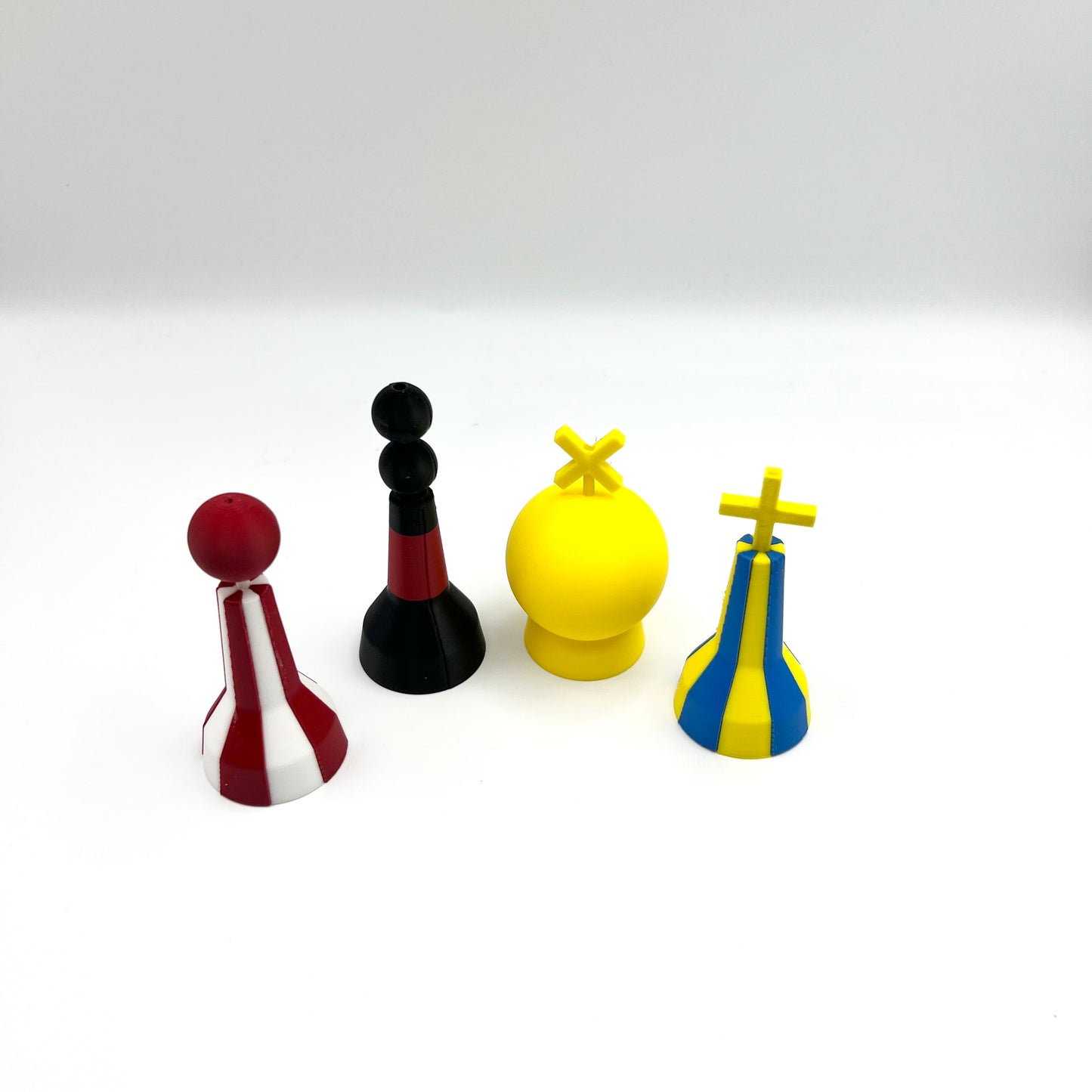 Set of 12 Small 3D magnetic Buoyage Training Aids -  IALA A : Sailing / Water sports Training Aid - Buoyage