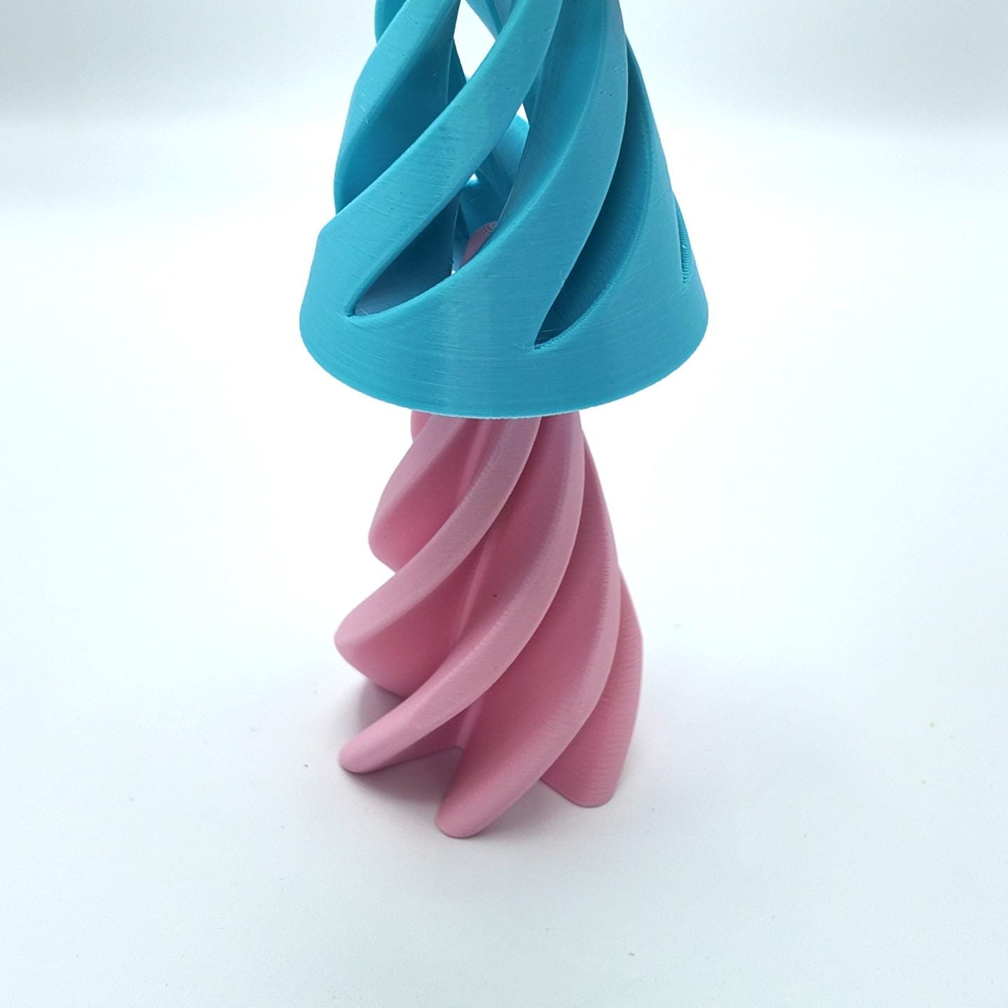 Fidget Cone Toy: Eco-Friendly PLA Twisting Spinner Desk Toy