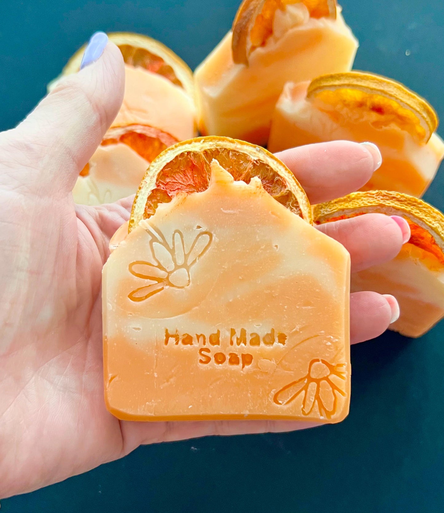 Handmade Vegan Soap: Orange Cinnamon Shea Butter Natural Soap