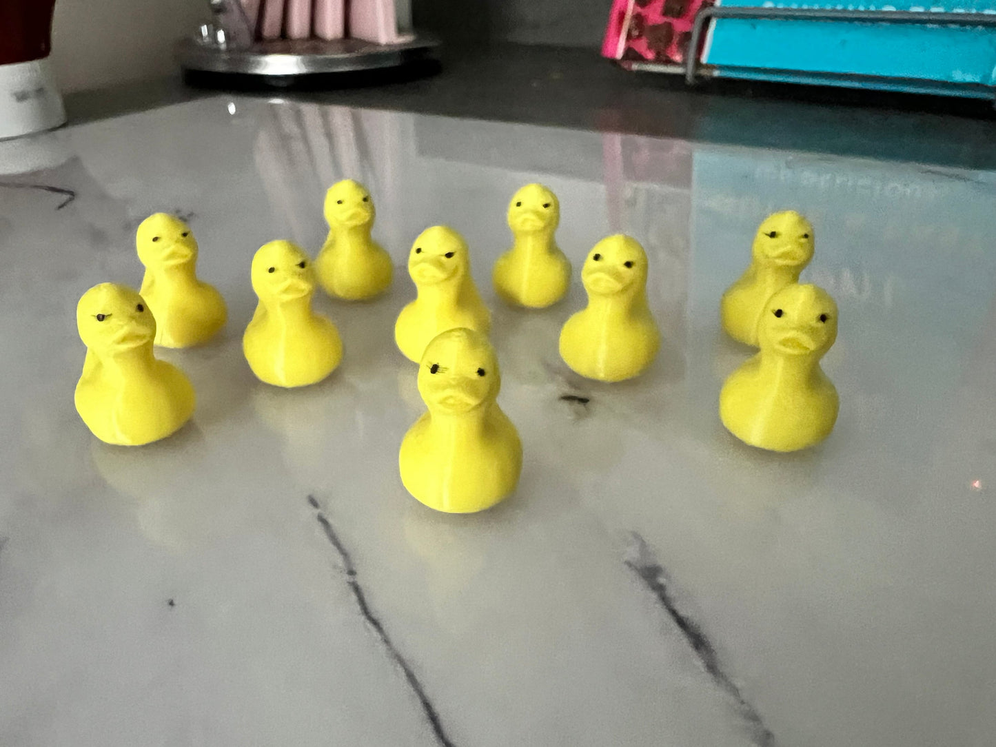 Mini ducks - Cruise Ducks Mini - pack of 10, 20 or 30 small 2cm 3D Printed rubber Ducks, Small miniature rubber ducks, tiny rubber ducks