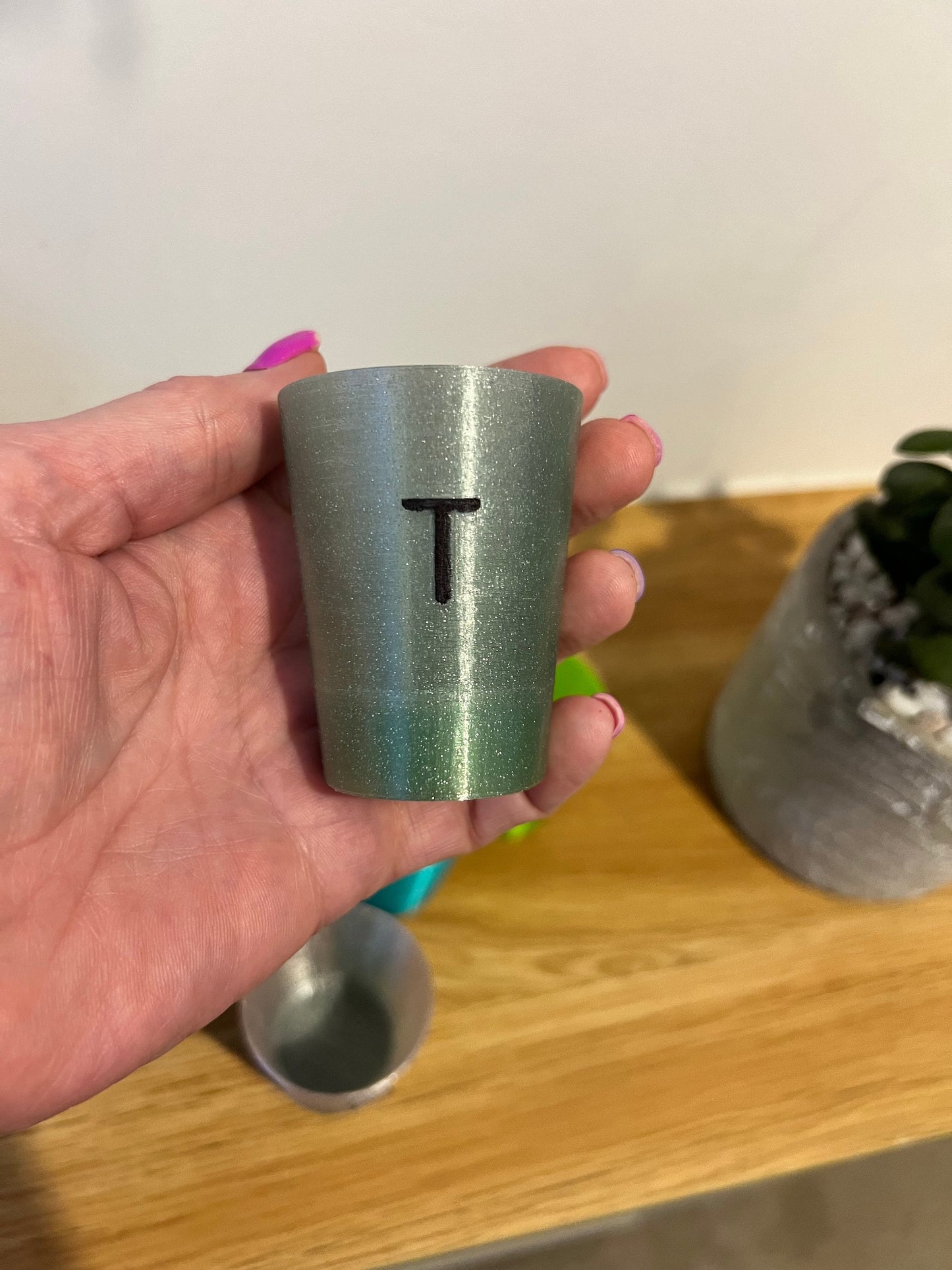 Personalised Mouth Wash Glasses, mini glasses for mouthwash, personalised shot glass