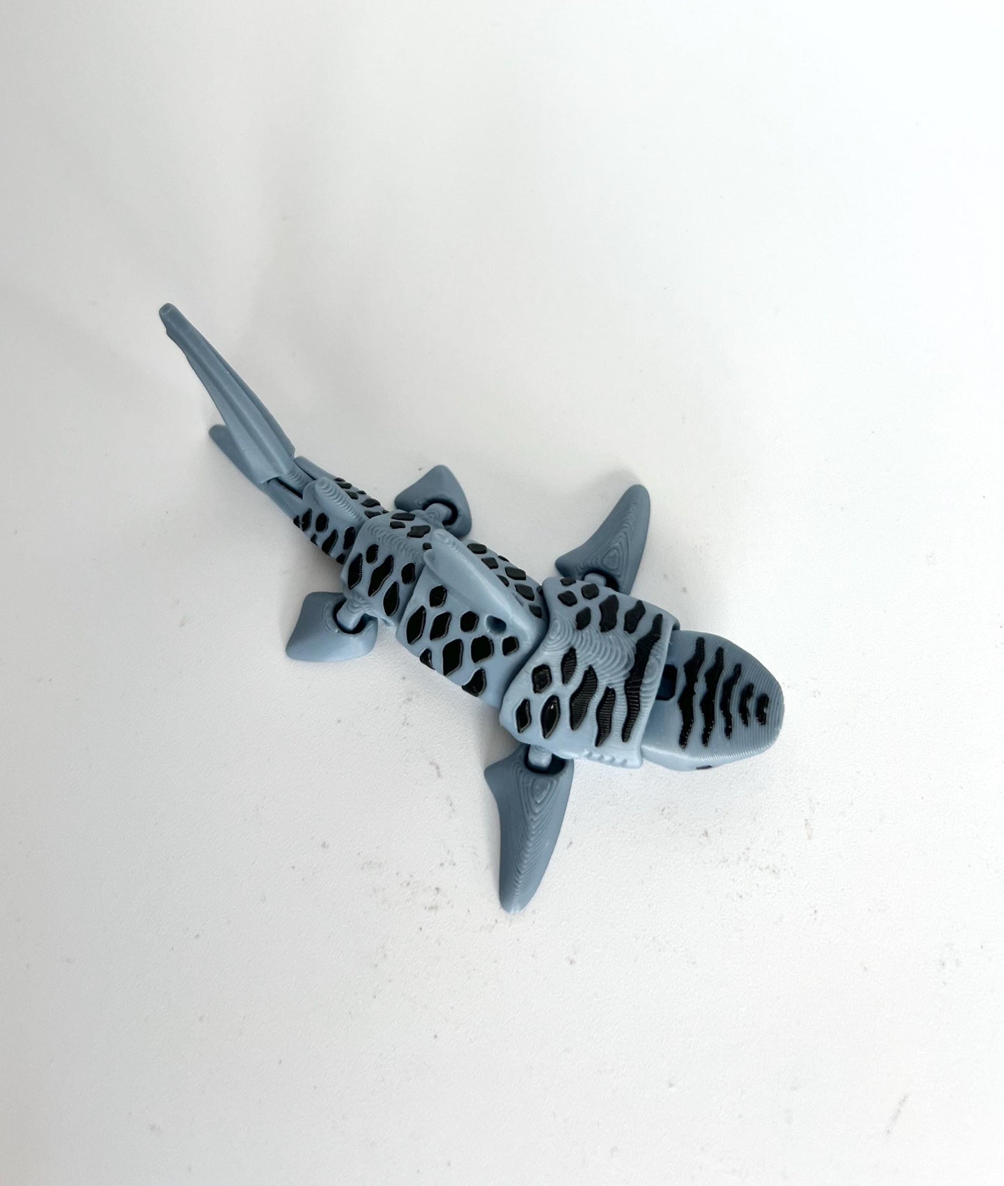 Pack of 3 Articulated Shark Sensory Toys – Tiger Shark, Great White + Hammerhead – Educational Fidget Toys for Kids, Teachers & Classrooms