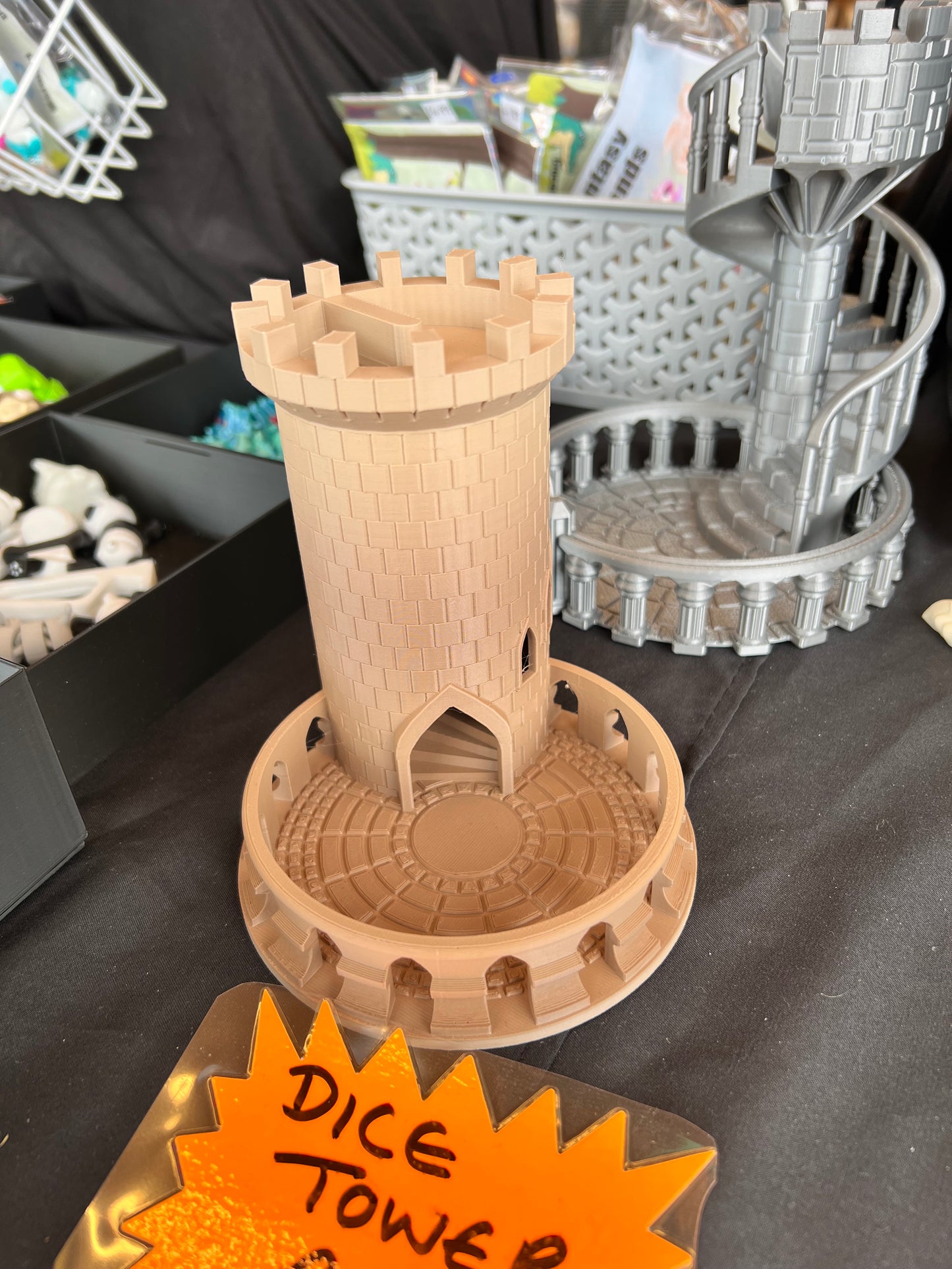 Castle Dice Tower for Dungeons & Dragons and other dice games
