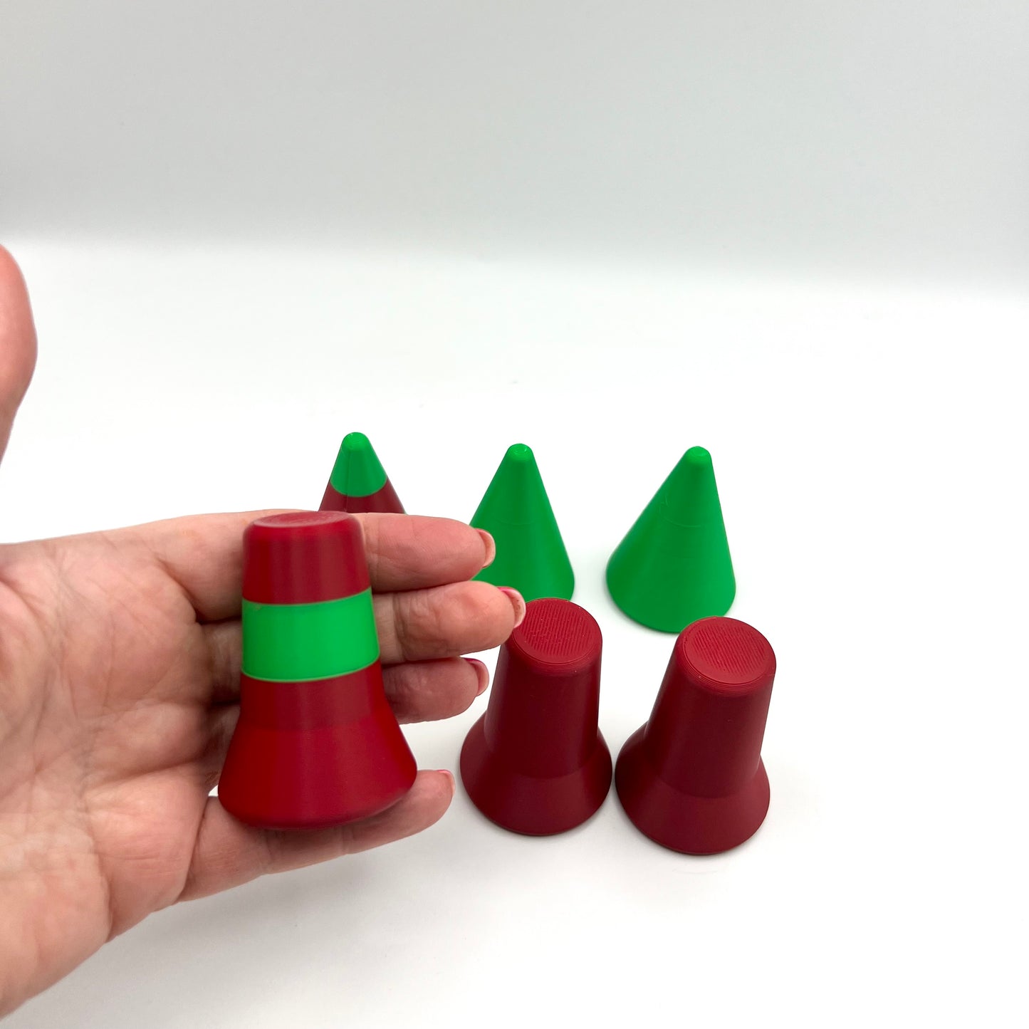 Set of 6 Large 3D IALA A Channel Markers - Sailing / Water sports training aid.  Buoyage Training