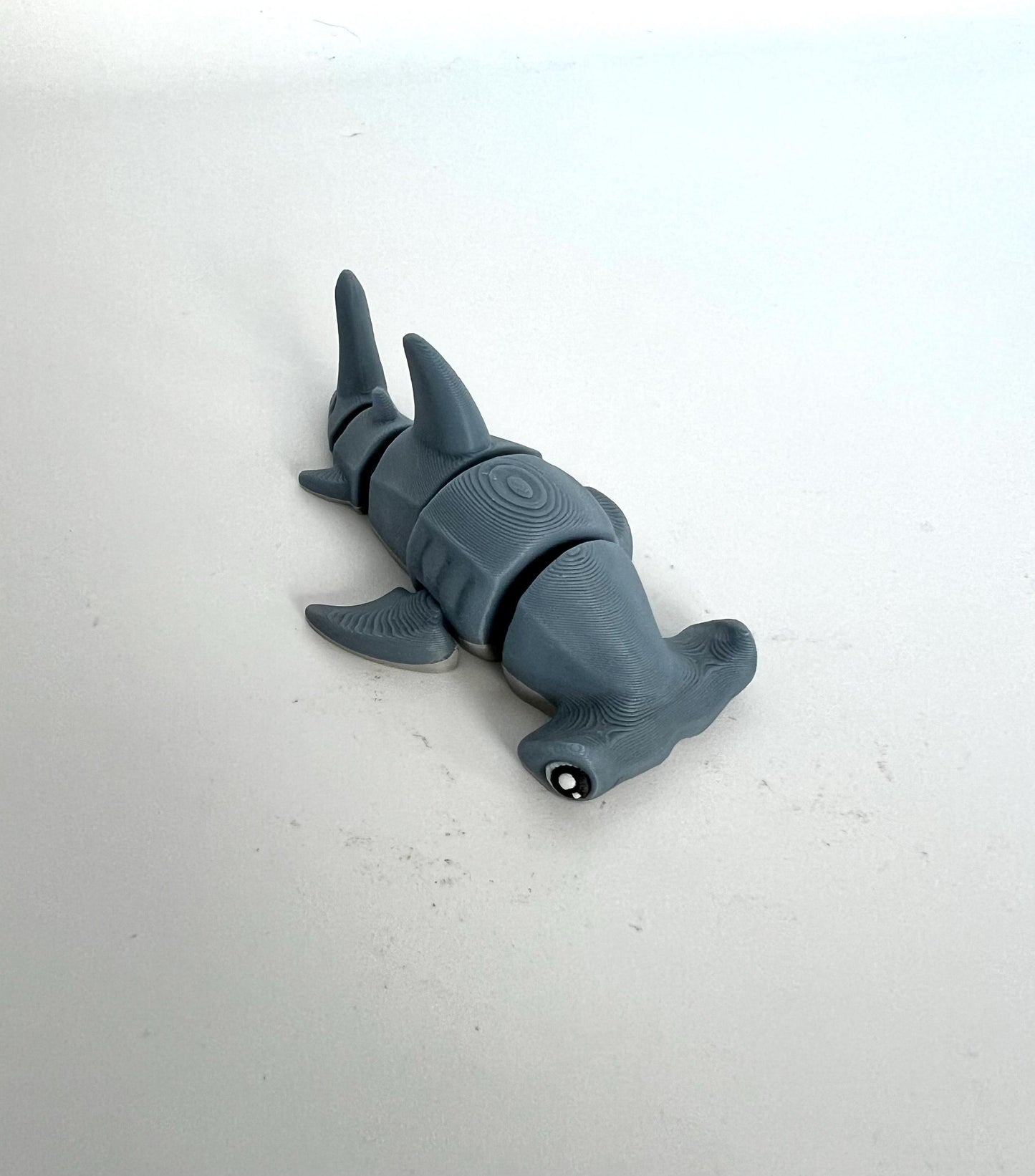 Pack of 3 Articulated Shark Sensory Toys – Tiger Shark, Great White + Hammerhead – Educational Fidget Toys for Kids, Teachers & Classrooms