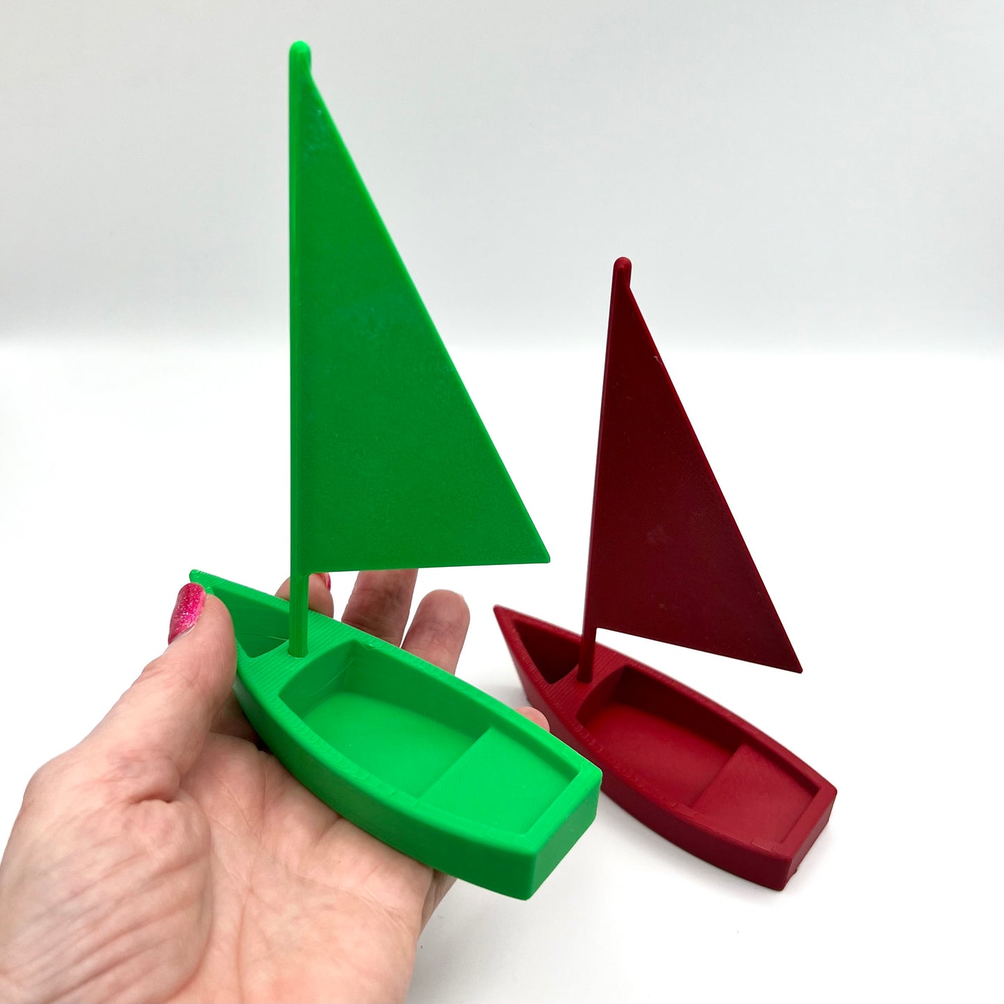 Sailing Boat  Training Aid, with moving sails