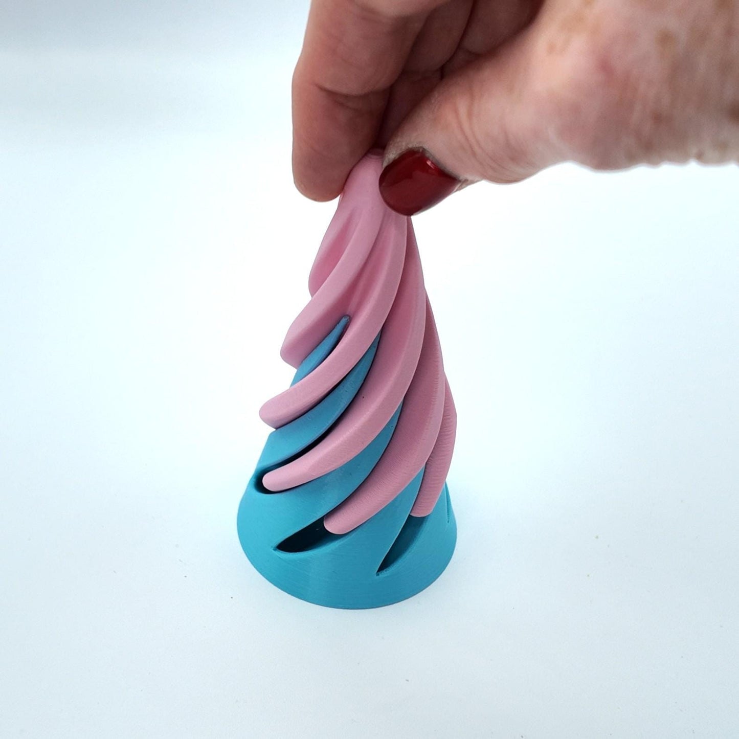 Fidget Cone Toy: Eco-Friendly PLA Twisting Spinner Desk Toy
