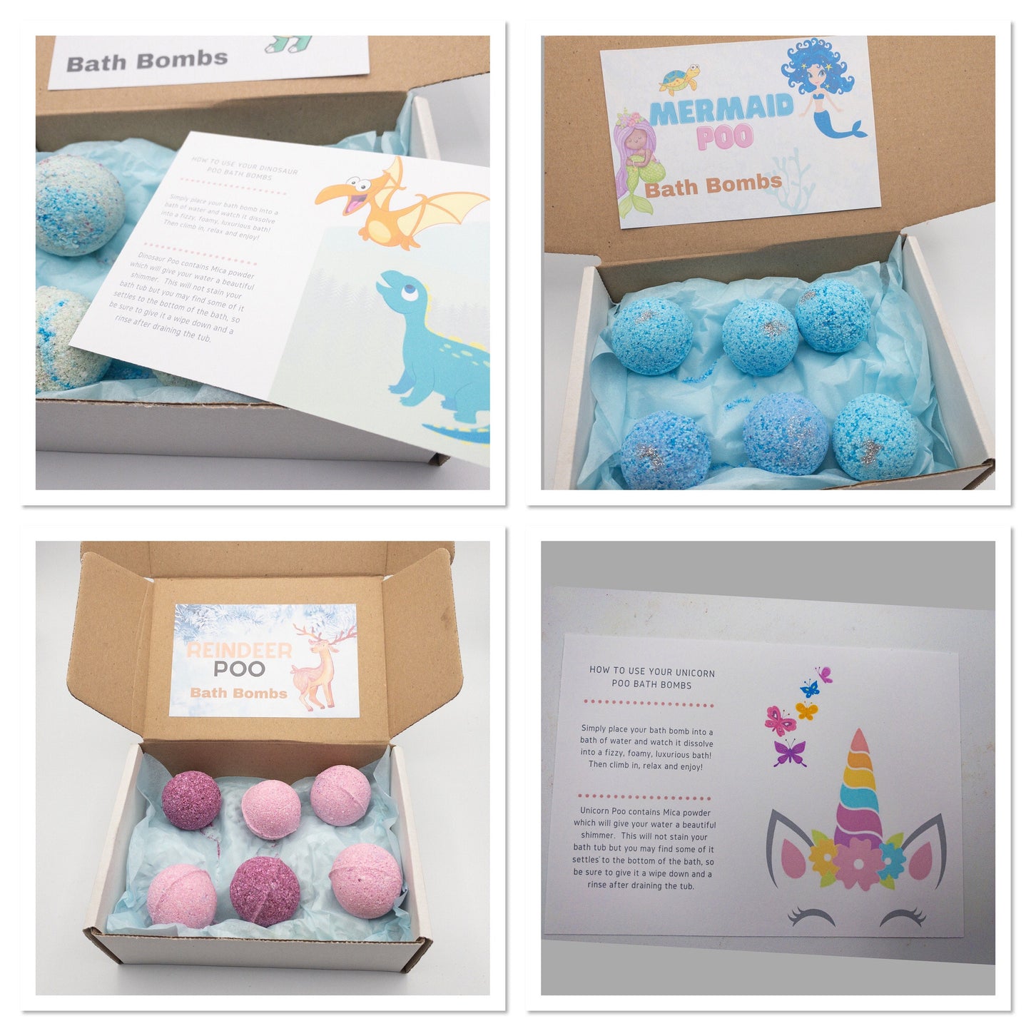 Funny Poo Bath Bombs: Christmas Stocking Fillers, Novelty Gift