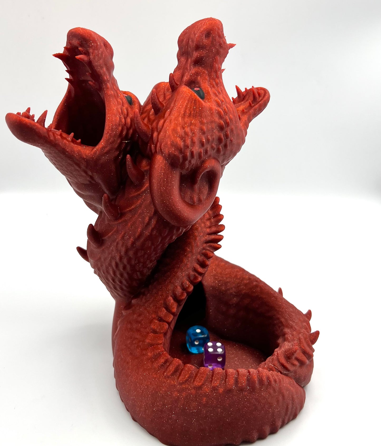 Duelling Dragons Dice Tower for Dungeons & Dragons and other dice games
