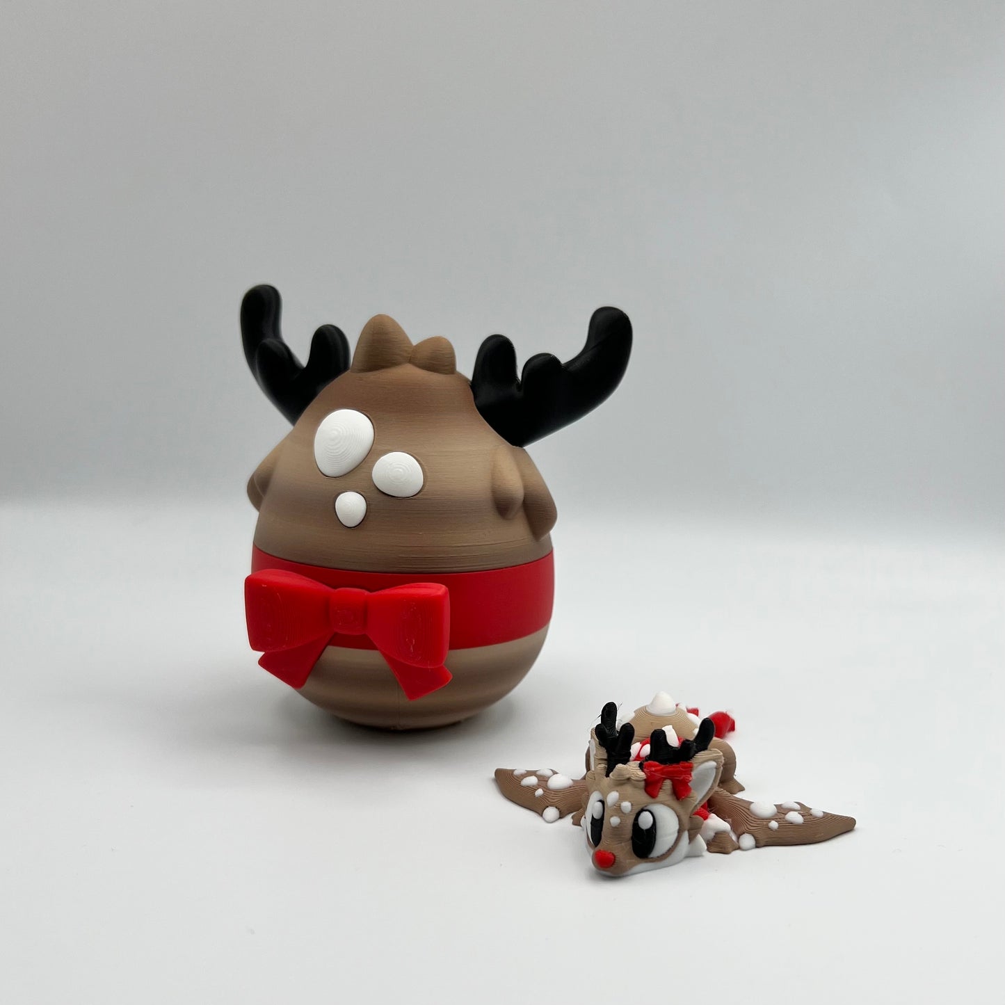 3D printed mini Reindeer Dragon and Egg