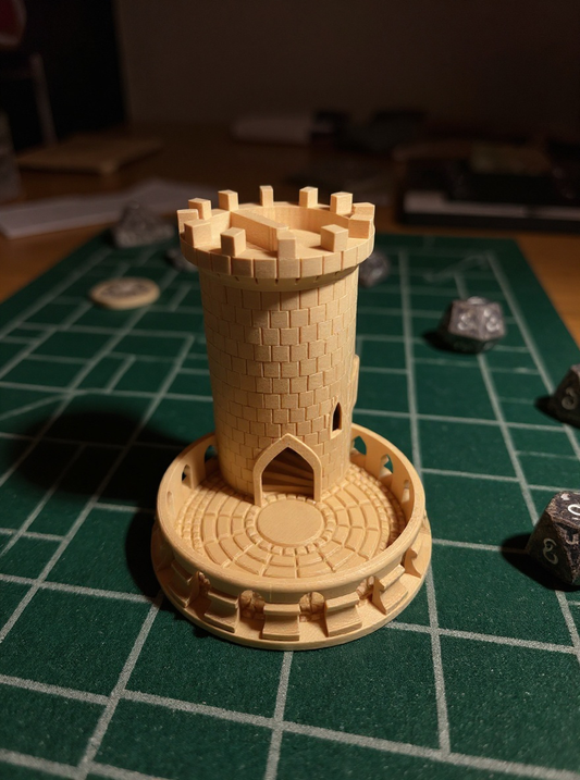 Castle Dice Tower for Dungeons & Dragons and other dice games