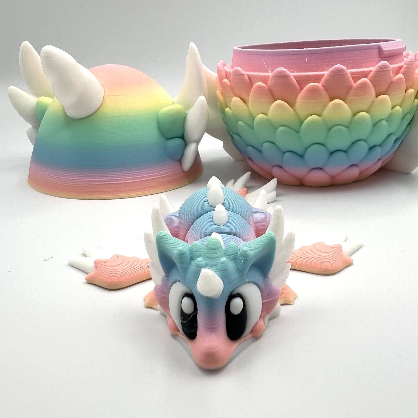 Mini Celestial Unicorn Dragon with Egg