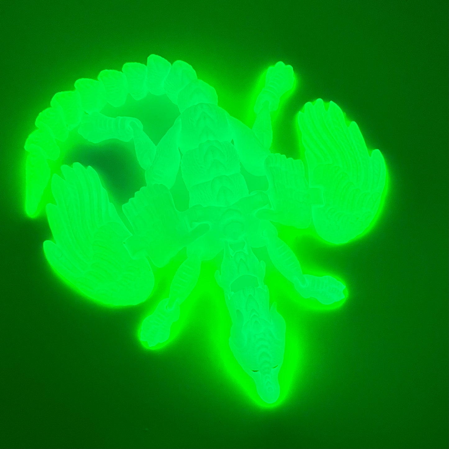 Dragon finger puppet articulated fidget toy