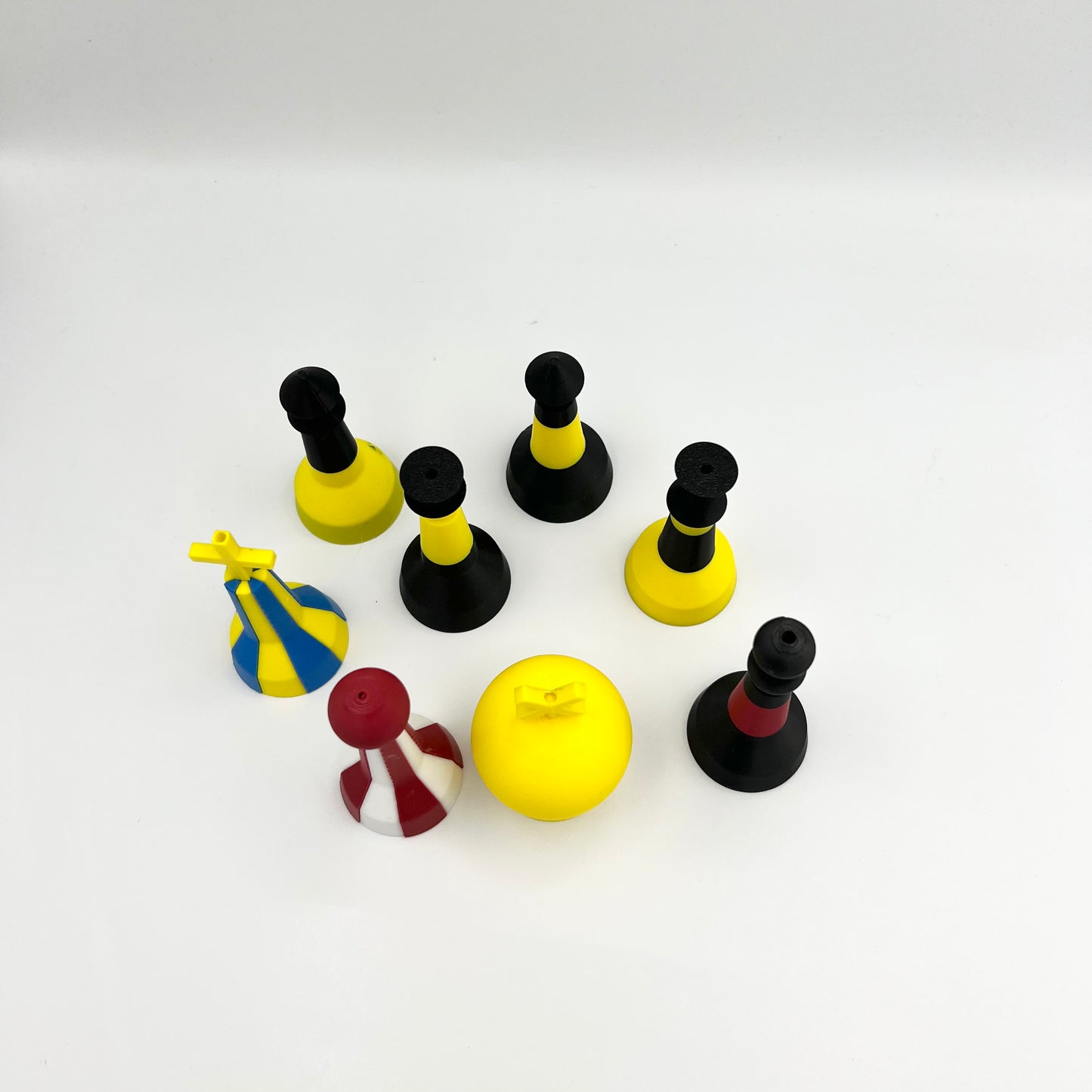 Set of 8 Large 3D Navigation Marker Buoys - Sailing / Water sports Training Aids