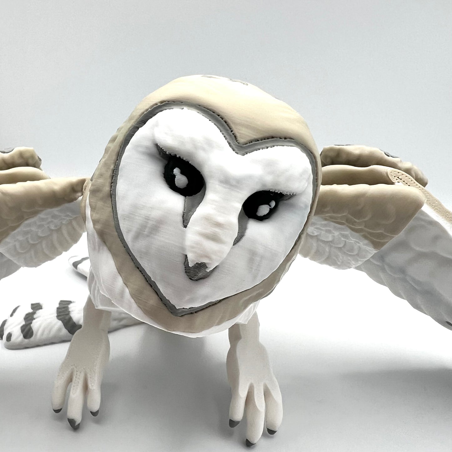 3D Printed Owl figurine with flexible wings