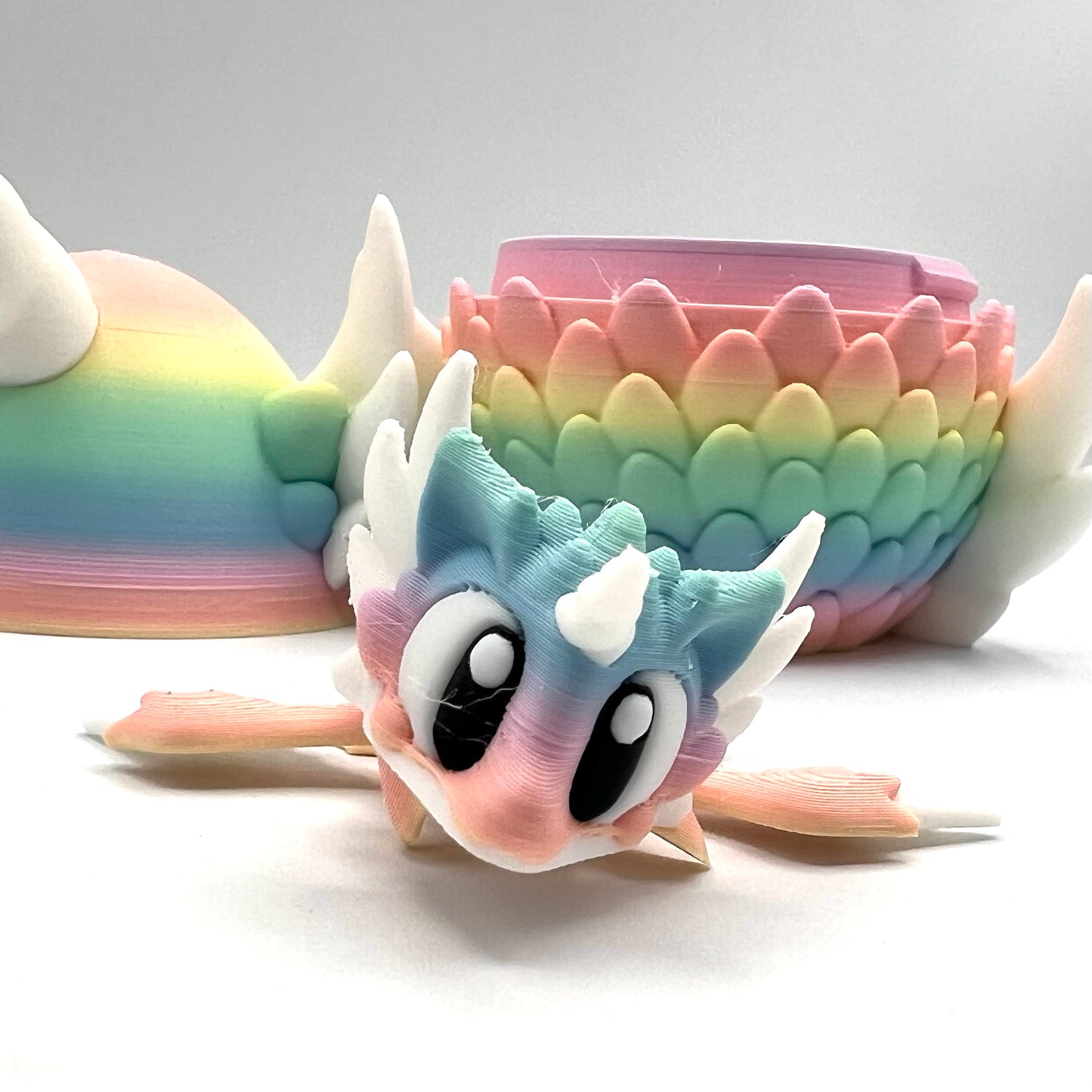 Mini Celestial Unicorn Dragon with Egg
