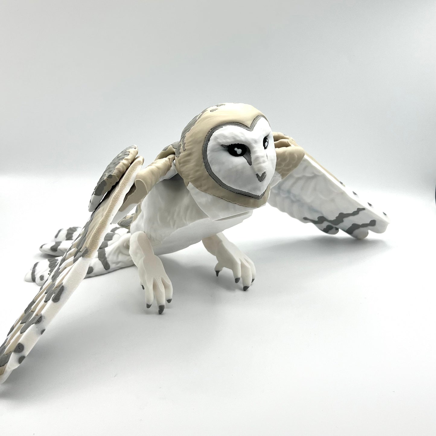 3D Printed Owl figurine with flexible wings