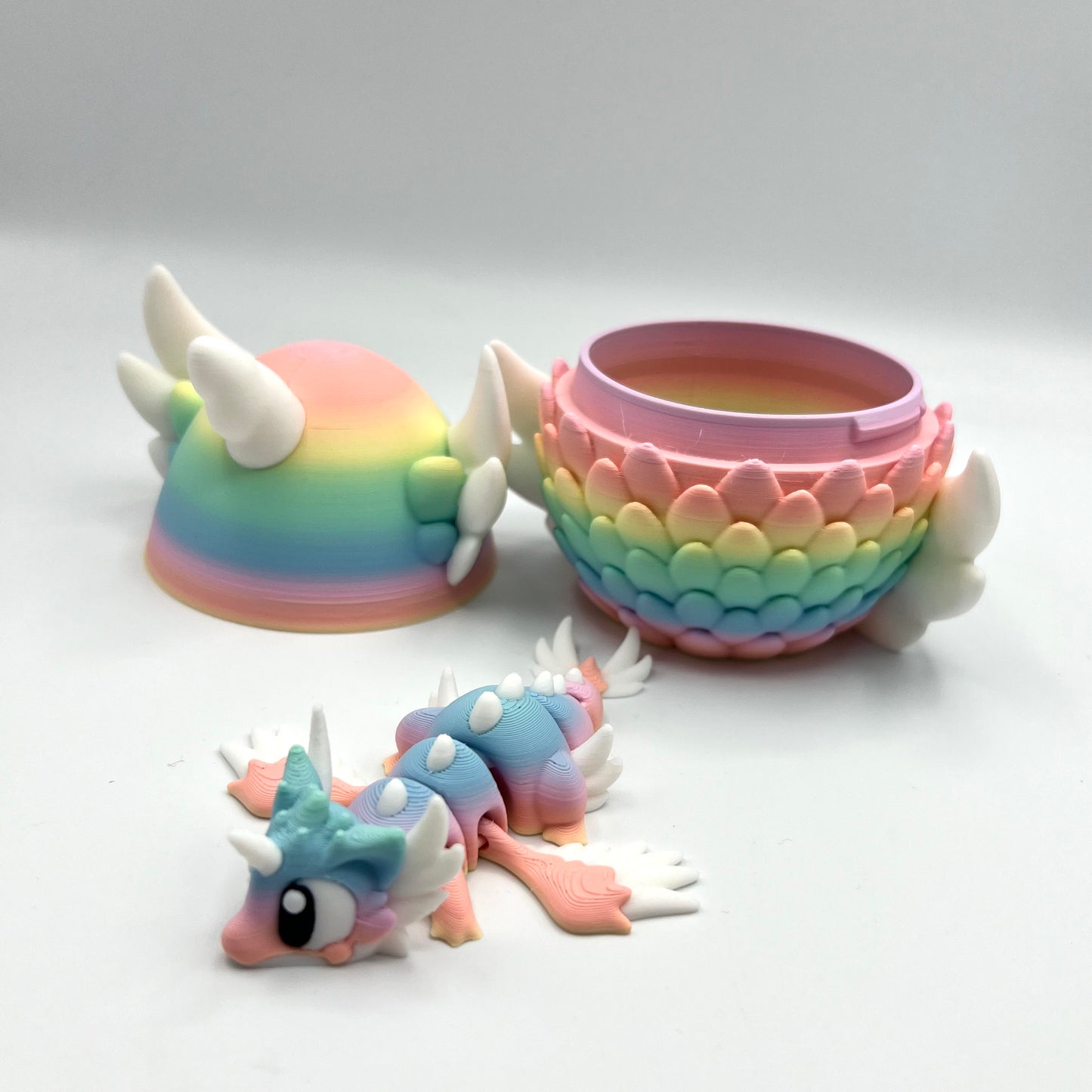Mini Celestial Unicorn Dragon with Egg