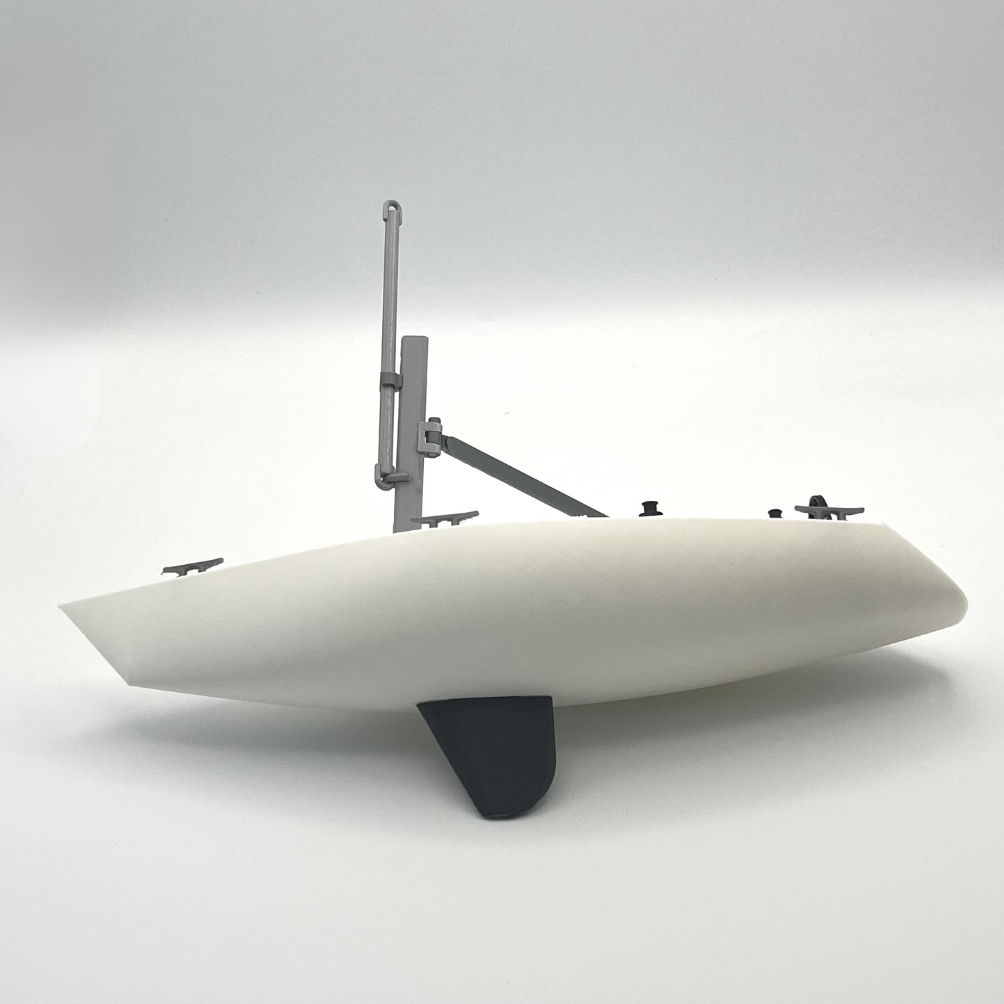 Sail training aid. Yacht with pontoon, cleats and lines. Now with removeable weighted keel and Sails options!