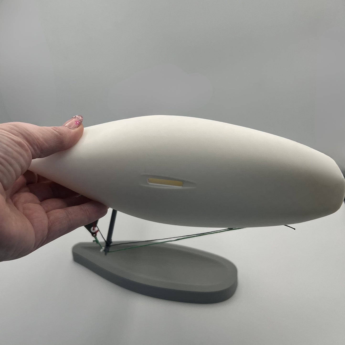 Sail training aid. Yacht with pontoon, cleats and lines. Now with removeable weighted keel and Sails options!