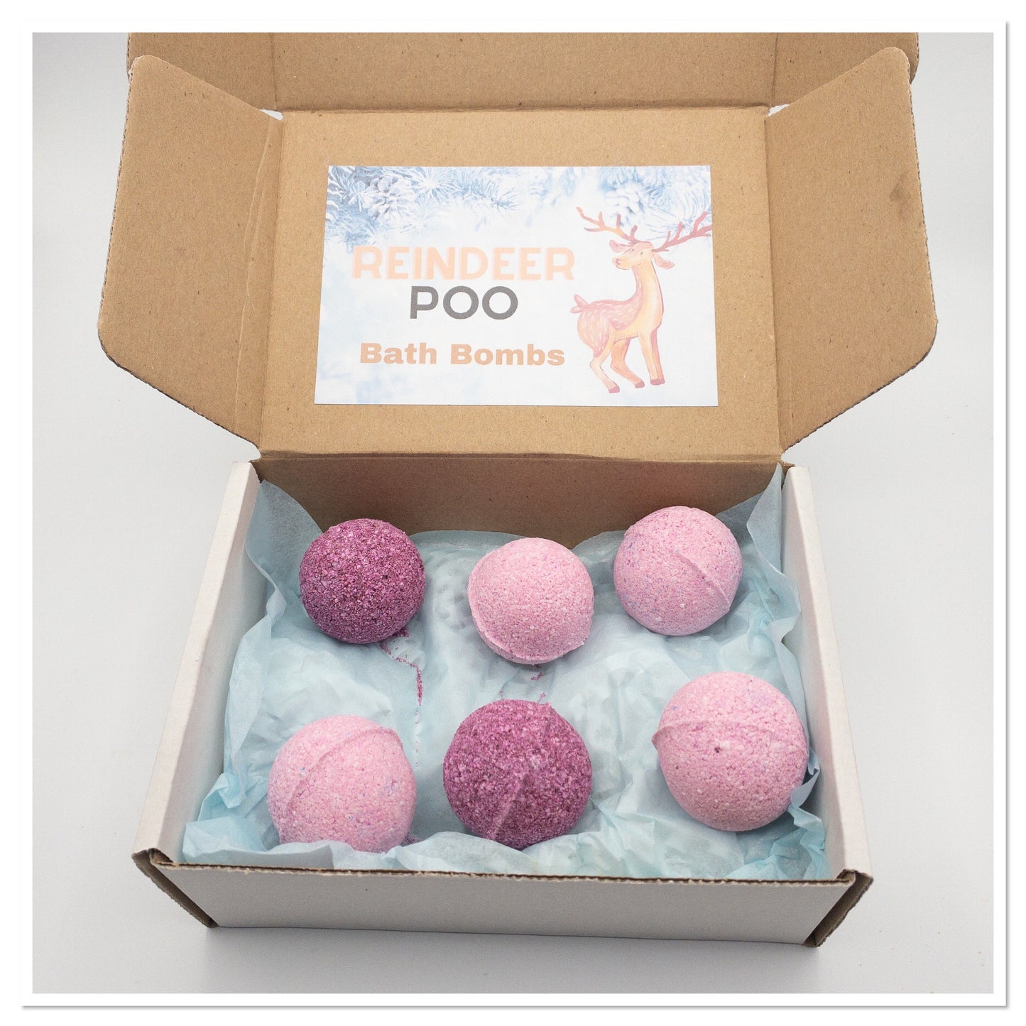 Christmas Bath Bombs - Reindeer Poo bath bombs - funny Christmas gift - stocking fillers - gift for children - funny gift for adults