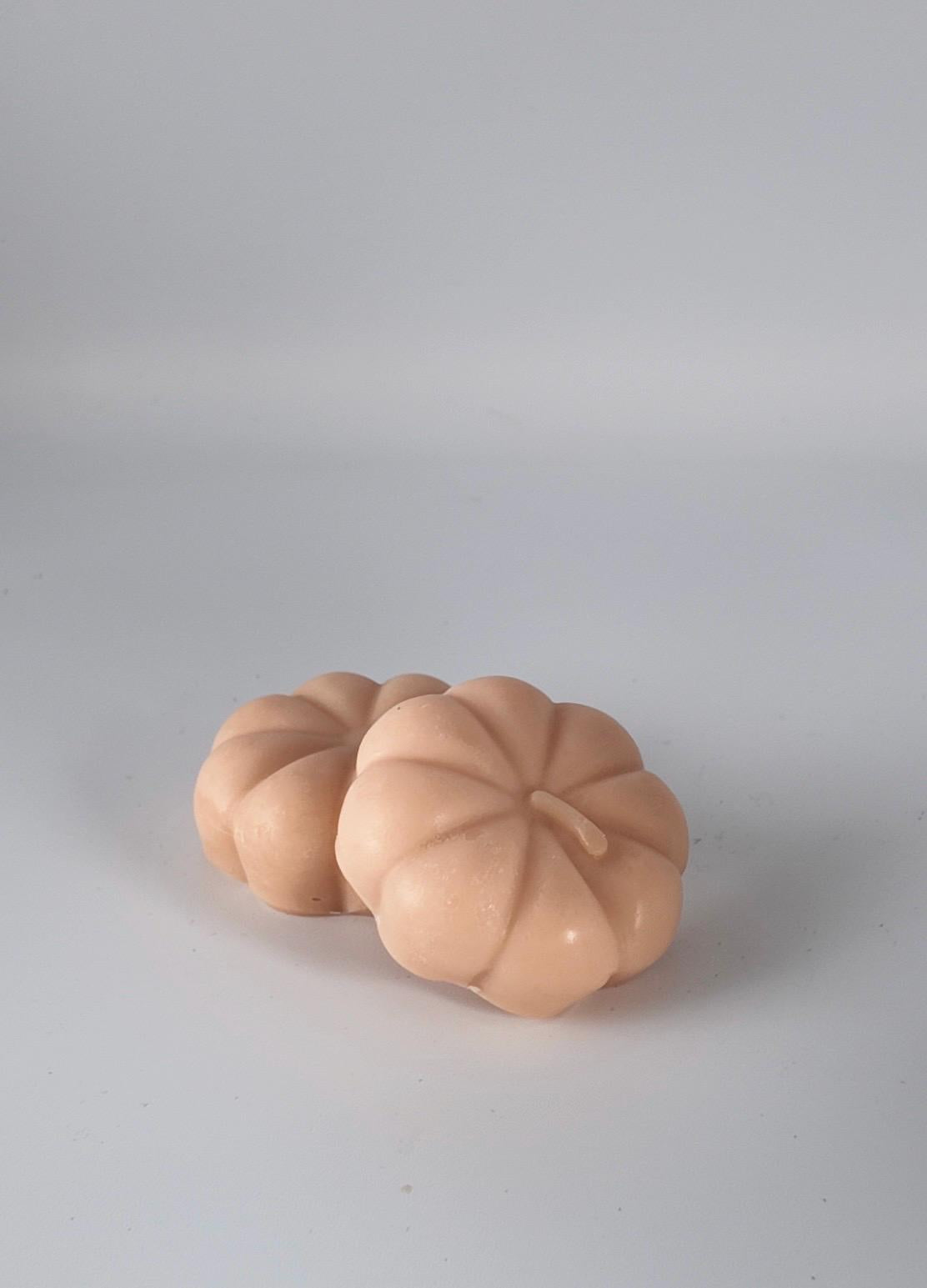 Handmade Pumpkin shaped Soap: Orange Cinnamon Scent, Vegan Shea Butter Soap