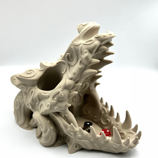 Decorative Dragon Skull Dice Tower