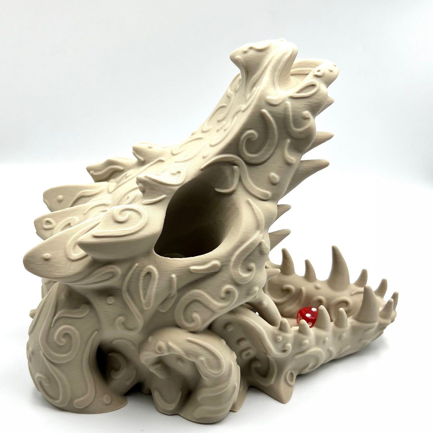 Decorative Dragon Skull Dice Tower