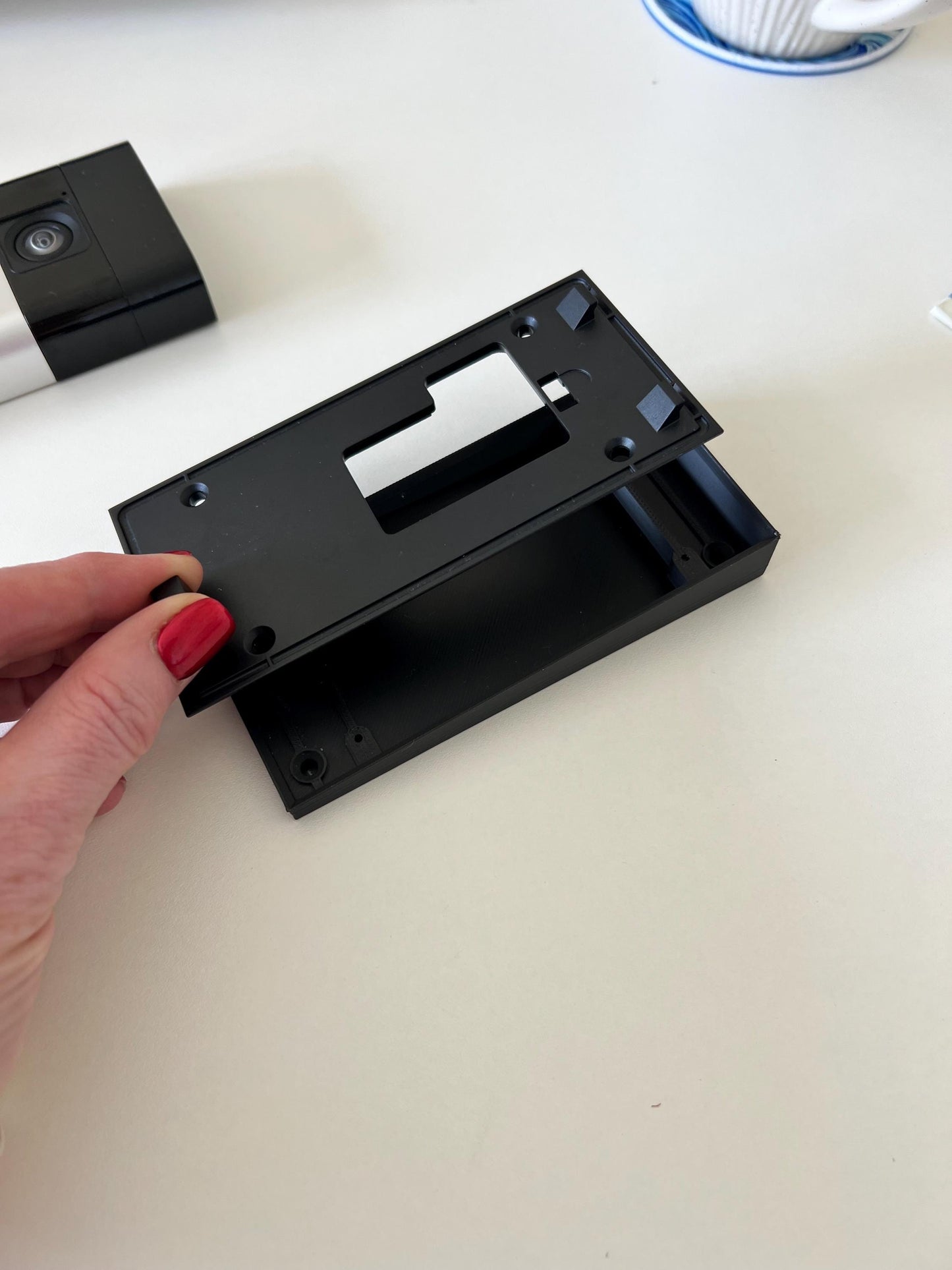 3D Printed 5 Degree Angled Ring Doorbell Mount - Weatherproof ABS