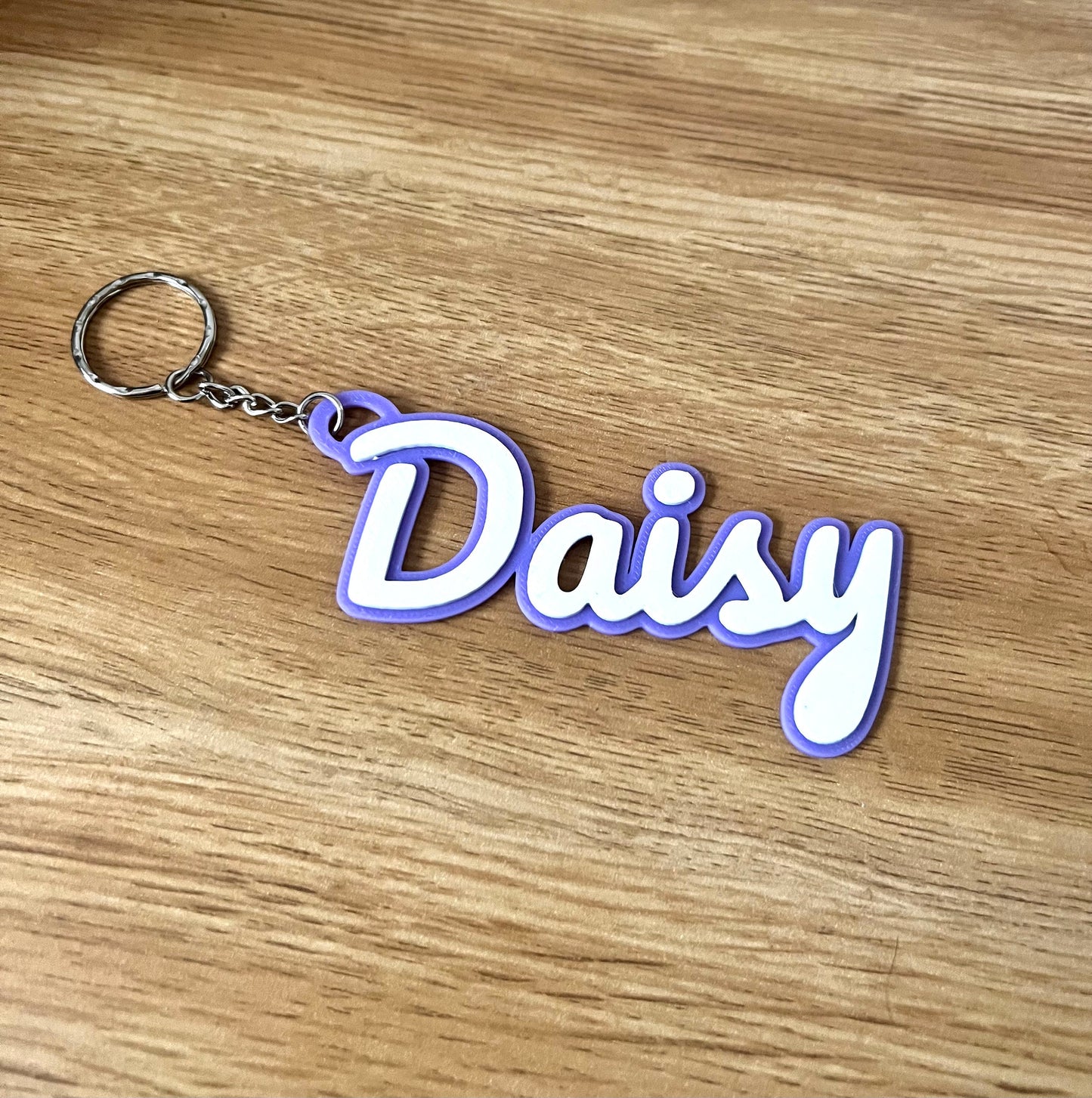 Personalised 3D Printed Name Keychain: Eco-Friendly Bag Tag