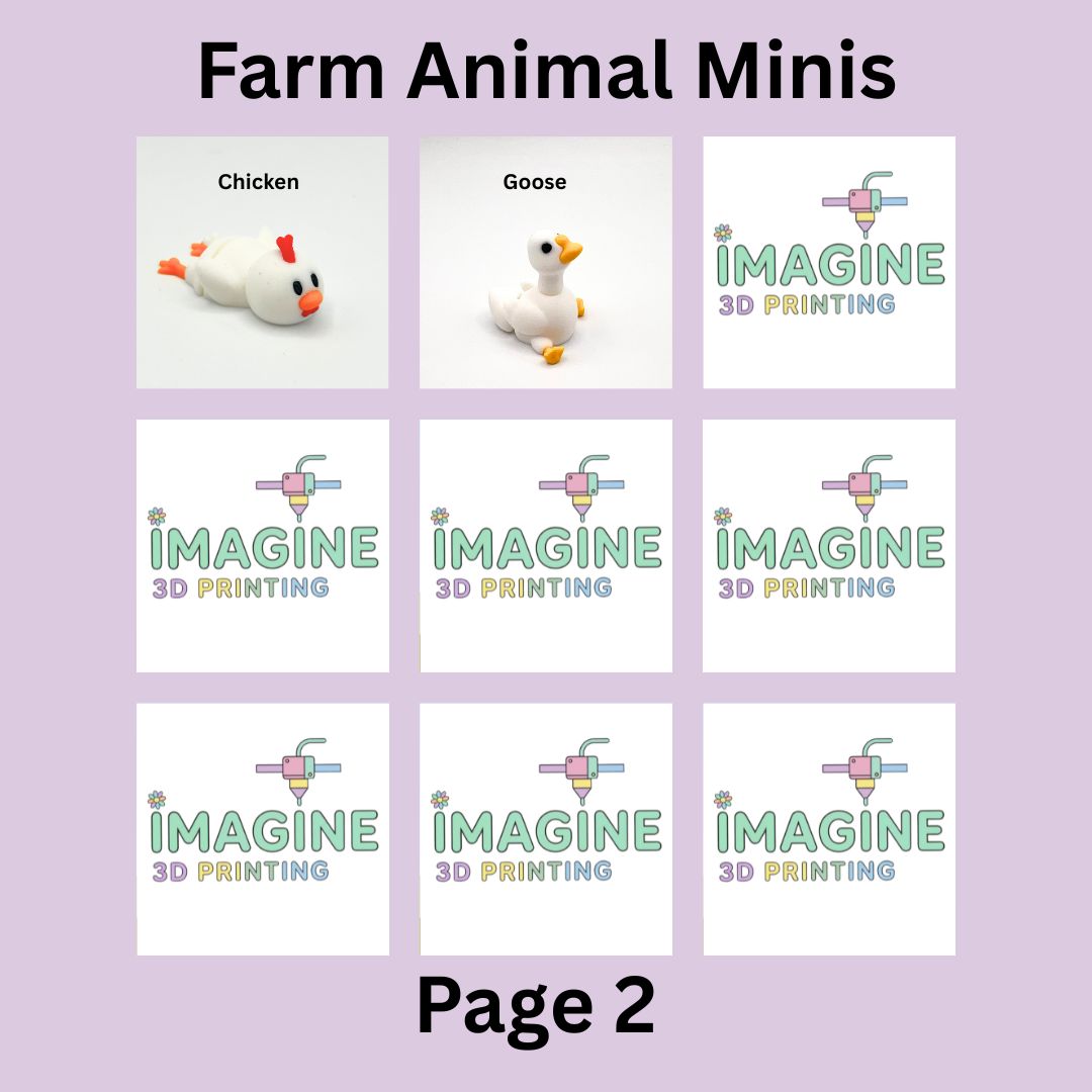 Build Your Own Mini Farm Animals Pack - 3 for £5