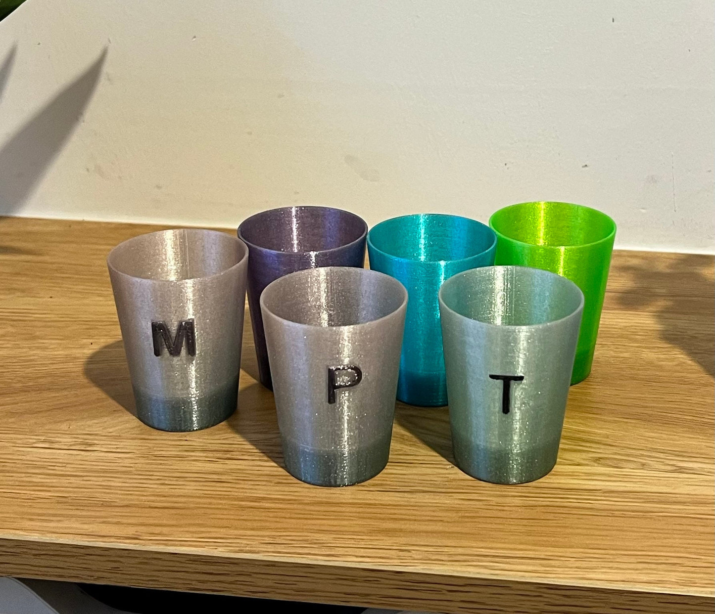 Personalised Mouth Wash Glasses, mini glasses for mouthwash, personalised shot glass