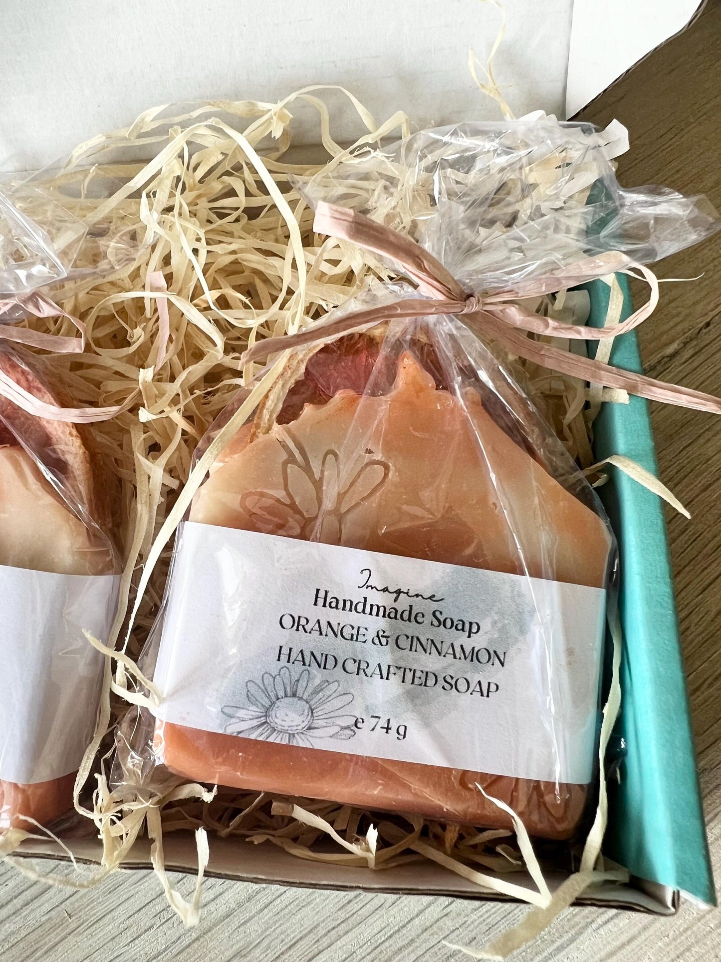 Handmade Vegan Soap: Orange Cinnamon Shea Butter Natural Soap