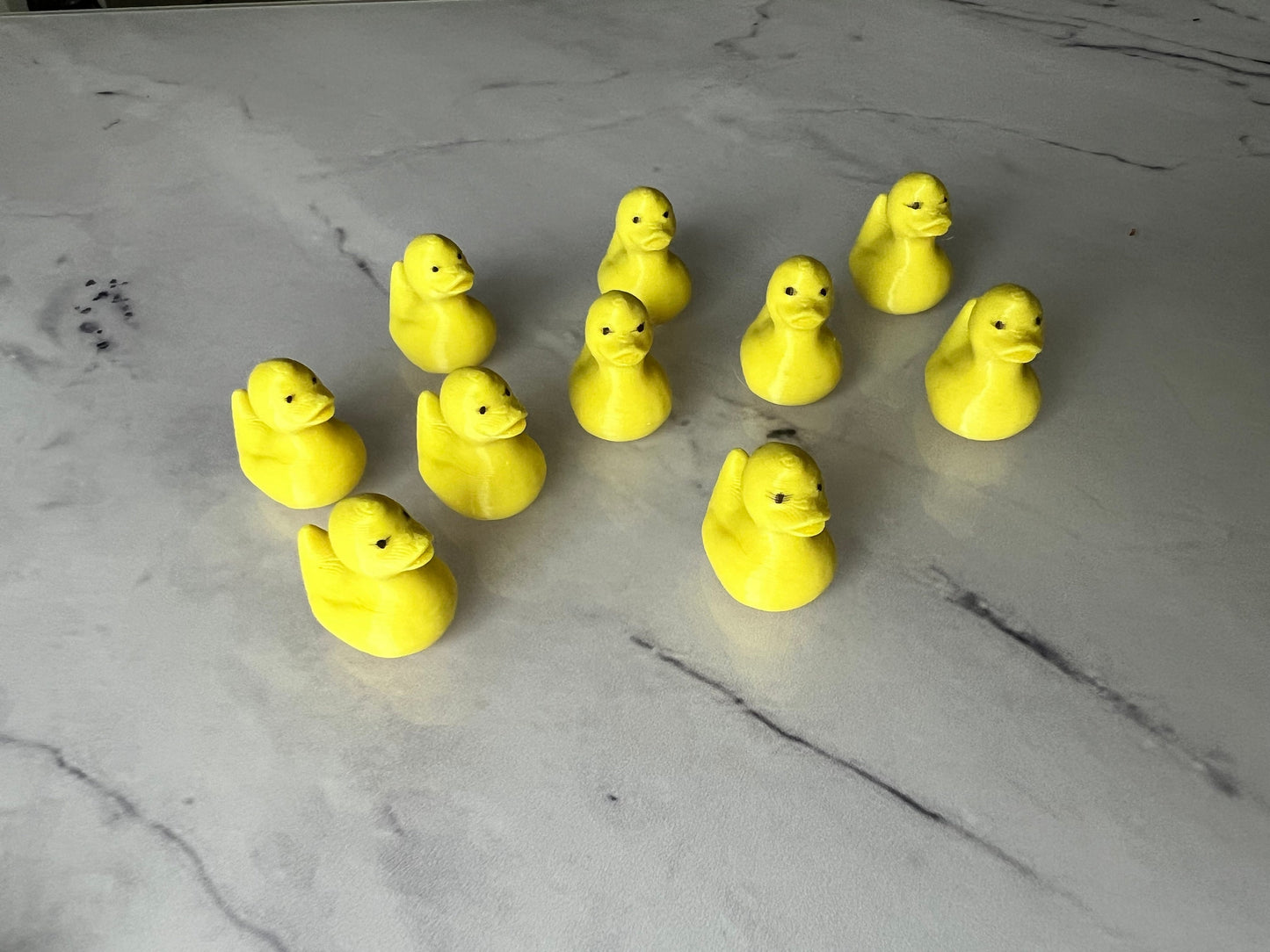 Mini ducks - Cruise Ducks Mini - pack of 10, 20 or 30 small 2cm 3D Printed rubber Ducks, Small miniature rubber ducks, tiny rubber ducks