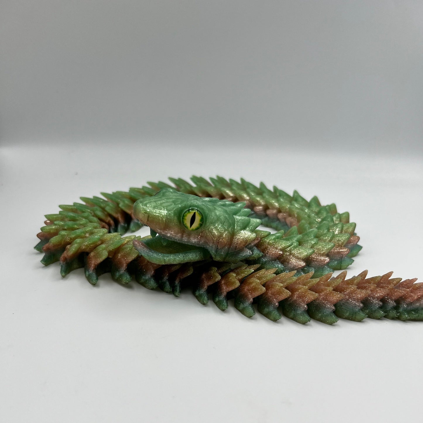 Articulated 3D Printed Snake — Fidget & Desk Toy