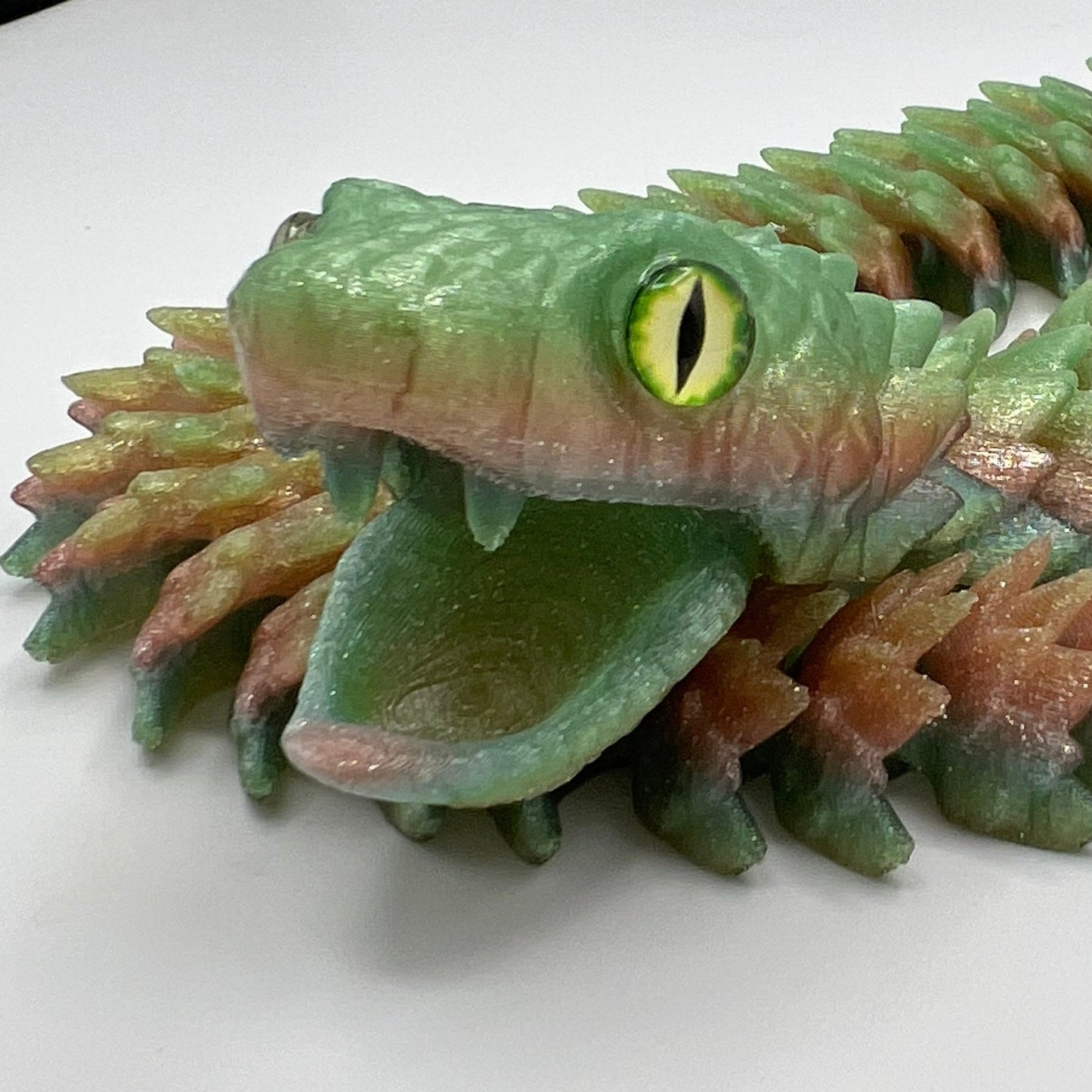 Articulated 3D Printed Snake — Fidget & Desk Toy