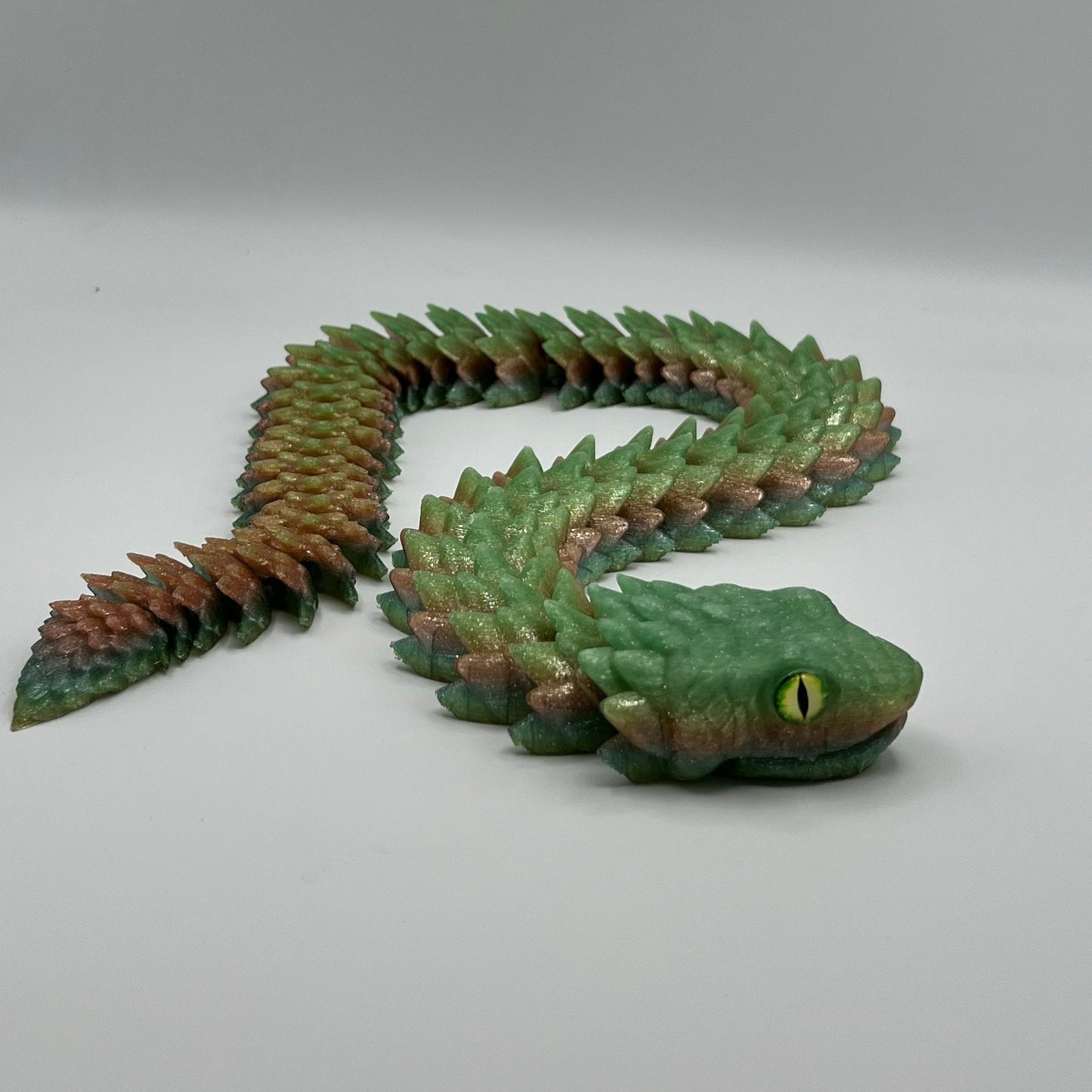 Articulated 3D Printed Snake — Fidget & Desk Toy