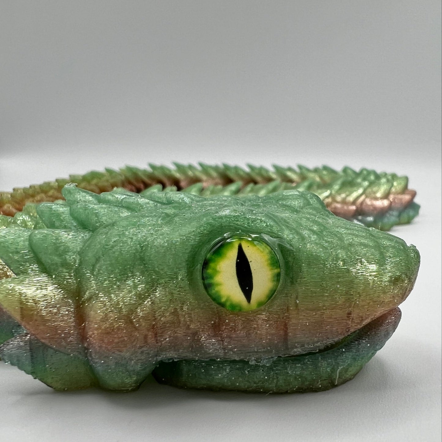 Articulated 3D Printed Snake — Fidget & Desk Toy